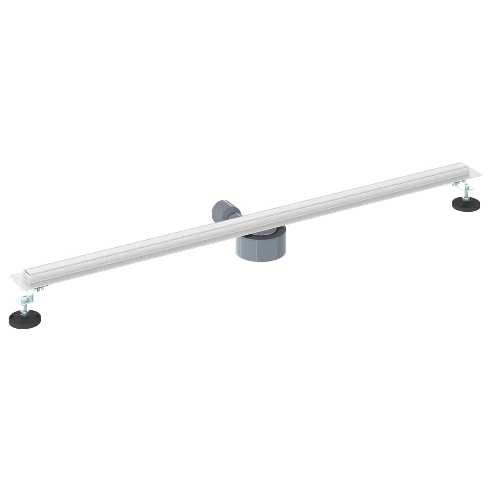 360° Odvod za tuširanje s tankim modelom Srebrno 100 cm