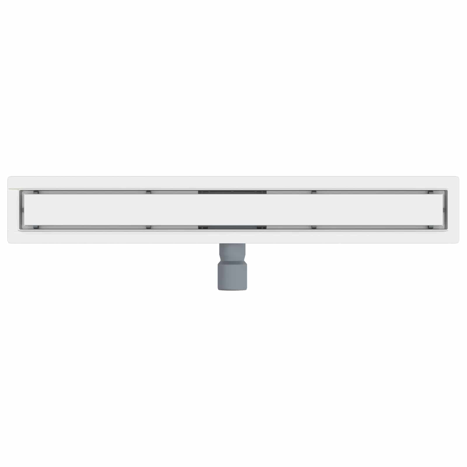 2 u 1 odvod za tuš Srebrno 70 cm Nehrđajući čelik 304