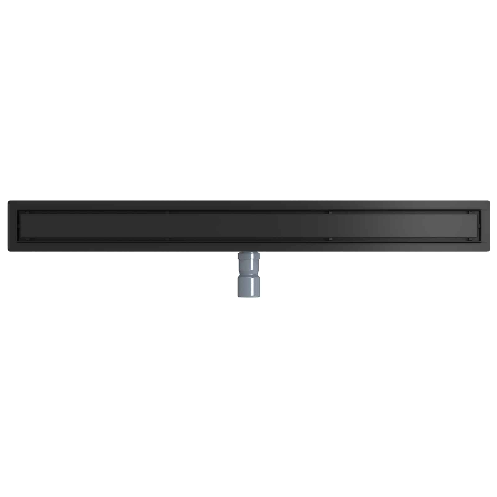 Tuš kanal 2-u-1 sa 360° sifonom Crna 100 cm