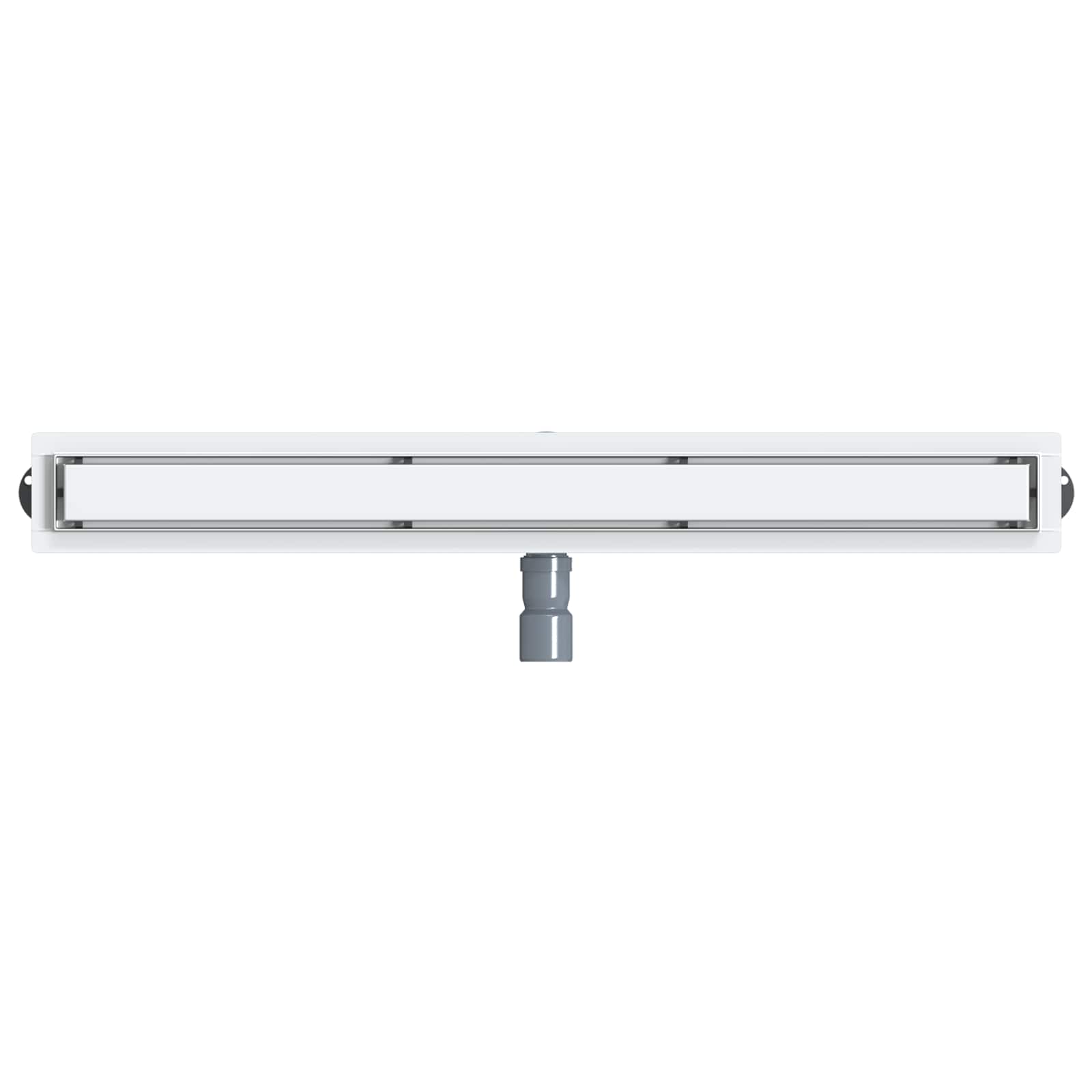 Tuš kanal 2-u-1 sa 360° sifonom Srebrno 90 cm