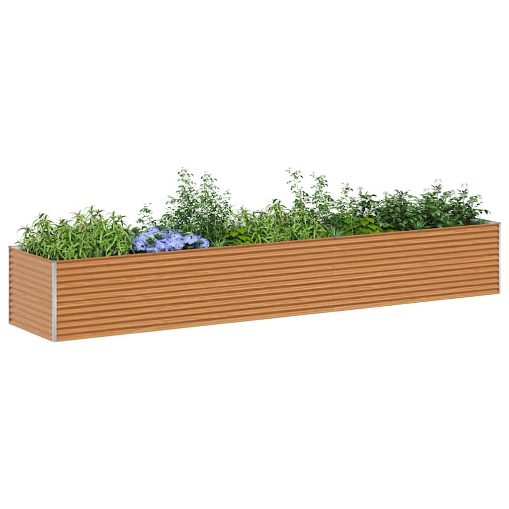 Povišena vrtna gredica 485 x 100 x 68 cm Cinkani čelik