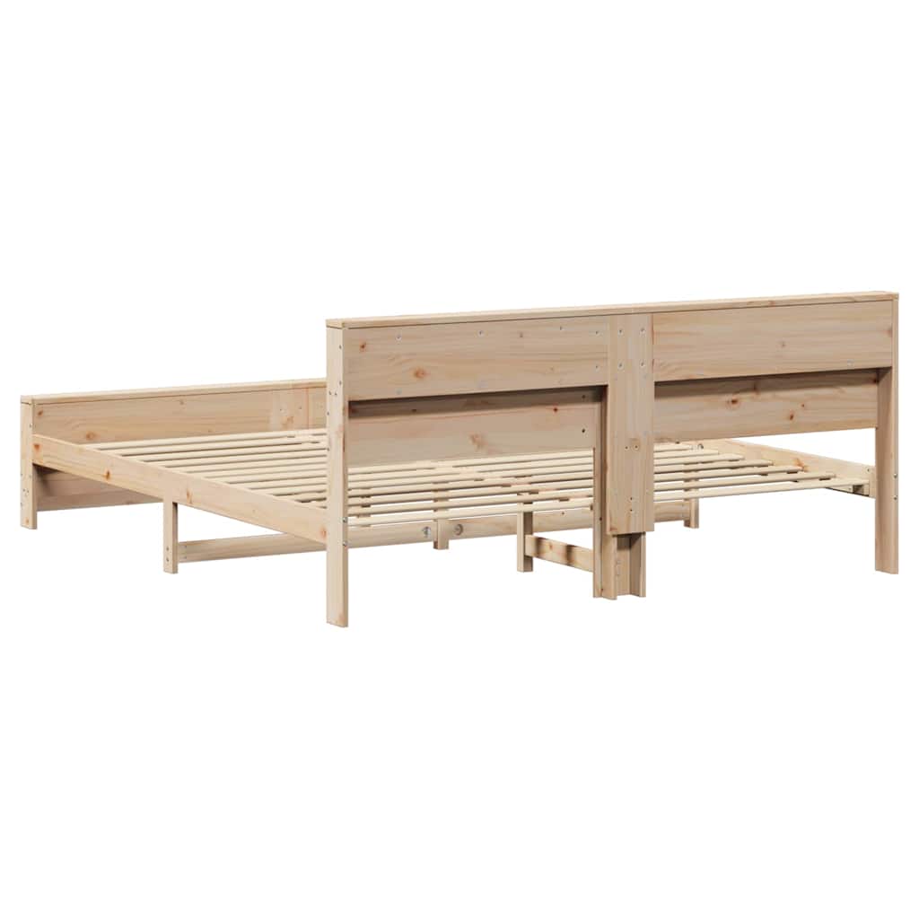 Krevetna konstrukcija Smeđa 200 x 200 cm Konstruirano drvo