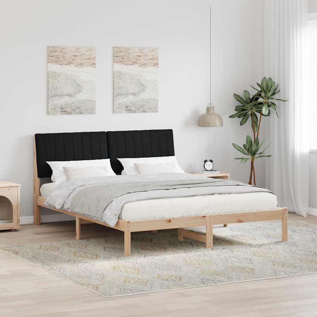 Krevetna konstrukcija Smeđa 160 x 200 cm Čvrsto borovo drvo