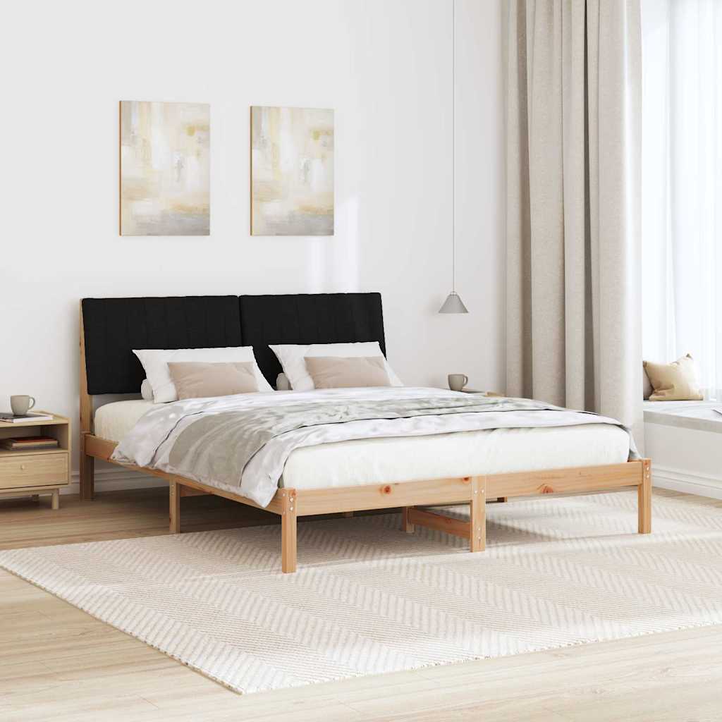 Krevetna konstrukcija Smeđa 150 x 200 cm Čvrsto borovo drvo