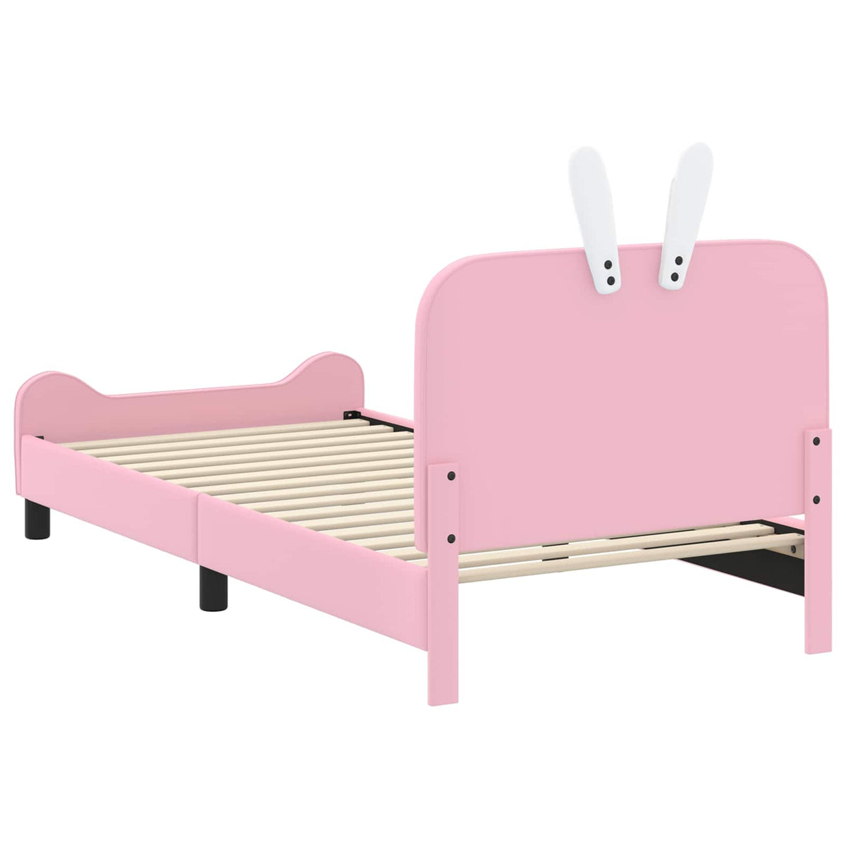 Krevet za djecu s uzglavljem Ružičasta 80 x 200 cm PU