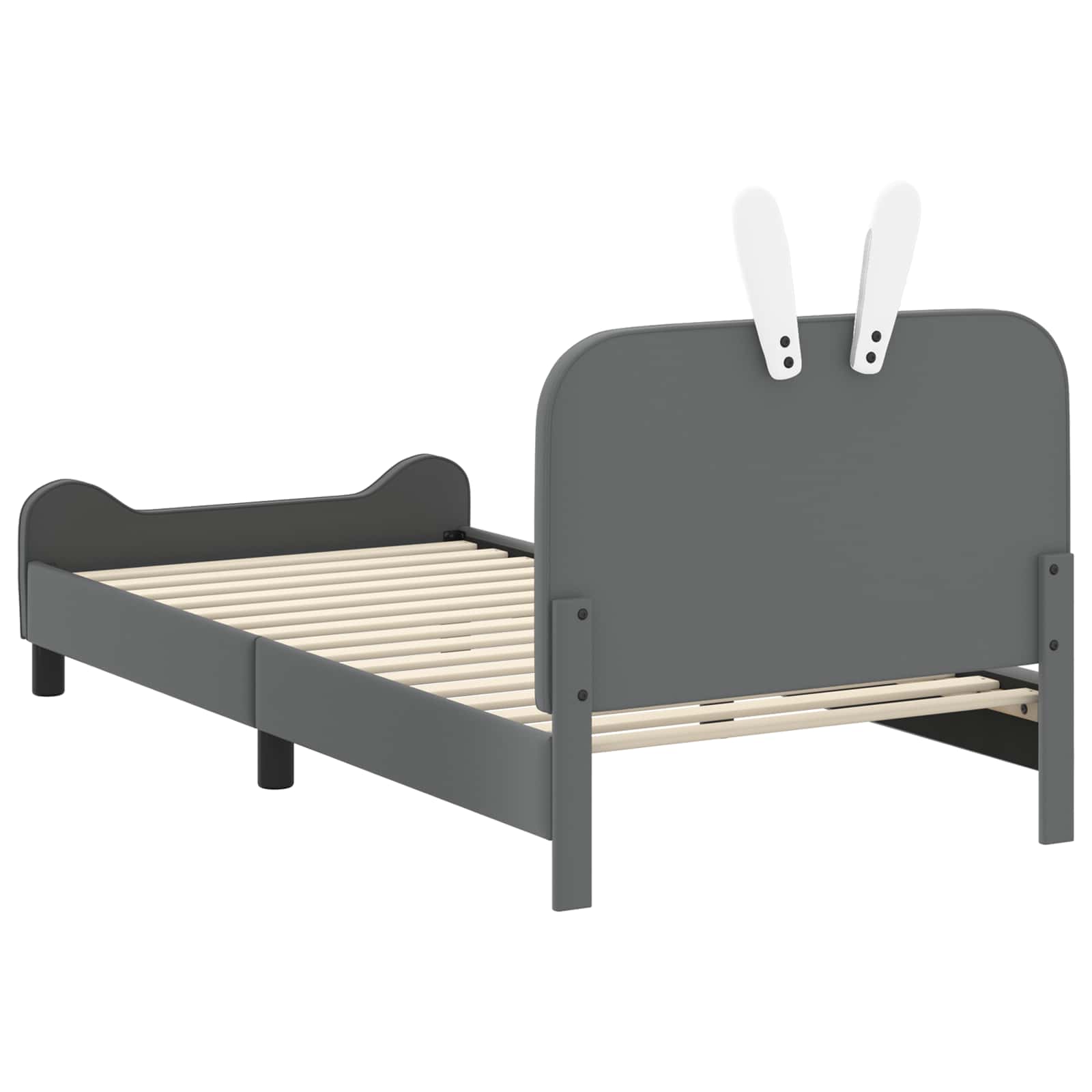Krevet za djecu s uzglavljem Svijetlo siva 90 x 200 cm PU
