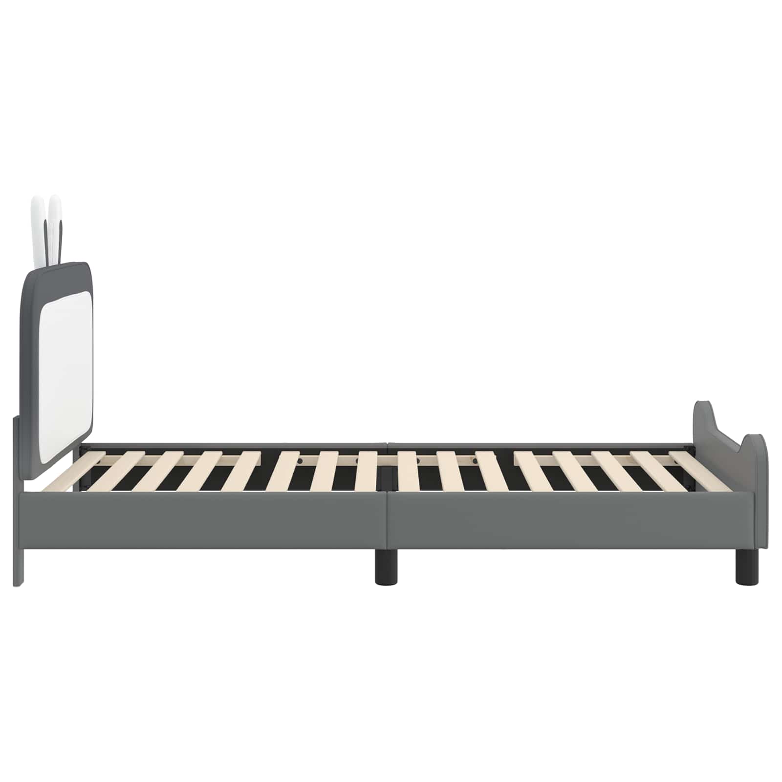 Krevet za djecu s uzglavljem Svijetlo siva 90 x 200 cm PU