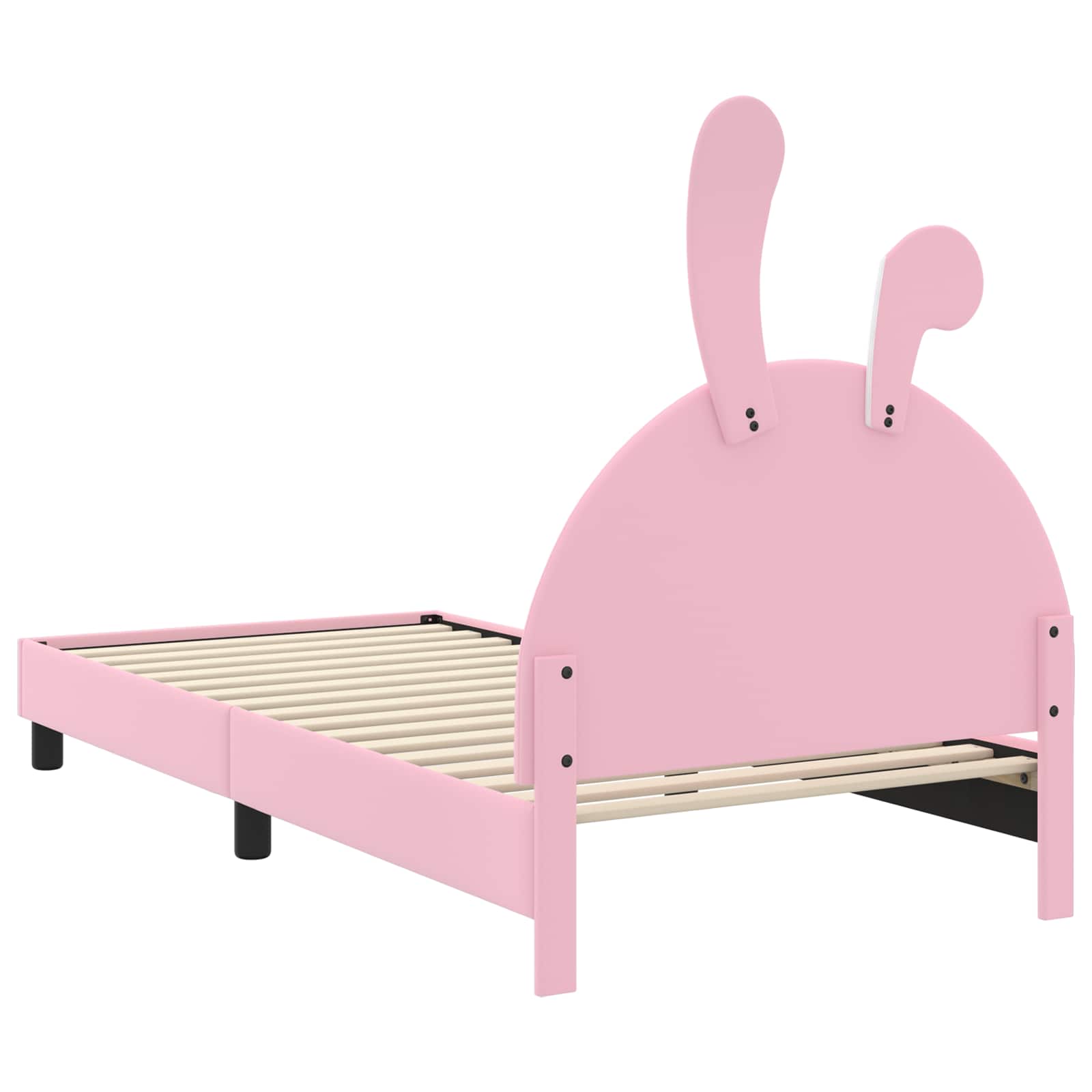 Krevet za djecu s uzglavljem Ružičasta 90 x 190 cm PU
