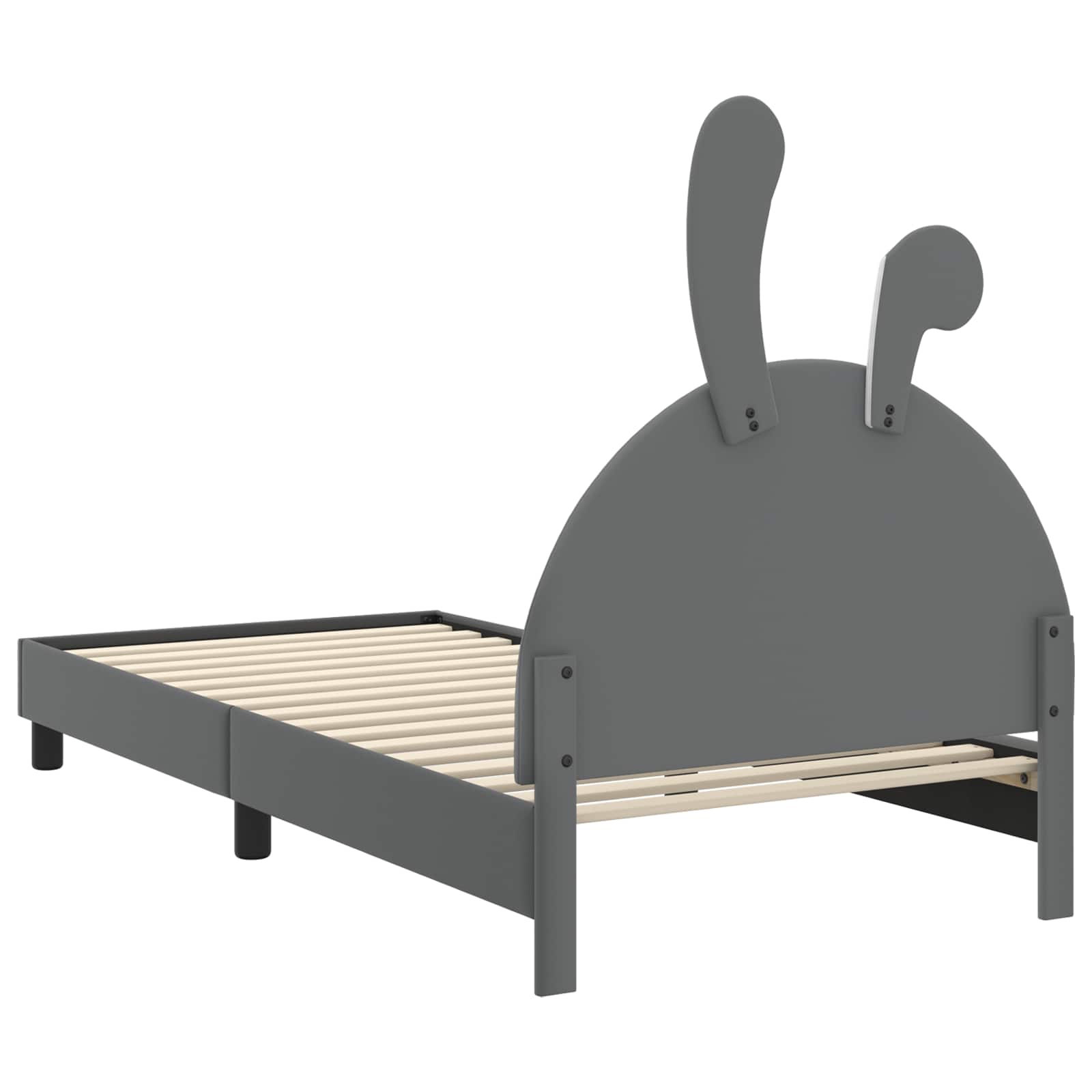 Krevet za djecu s uzglavljem Svijetlo siva 90 x 200 cm PU
