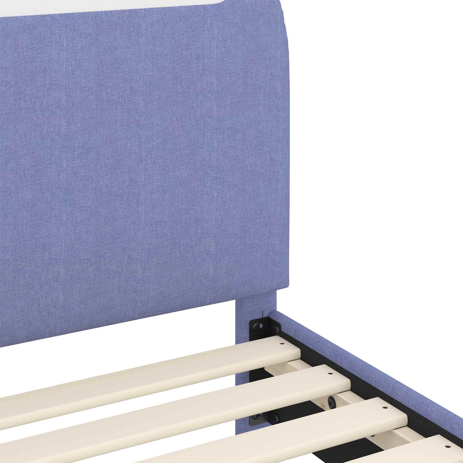 Krevet za djecu s uzglavljem Traper plava 80 x 200 cm Tkanina