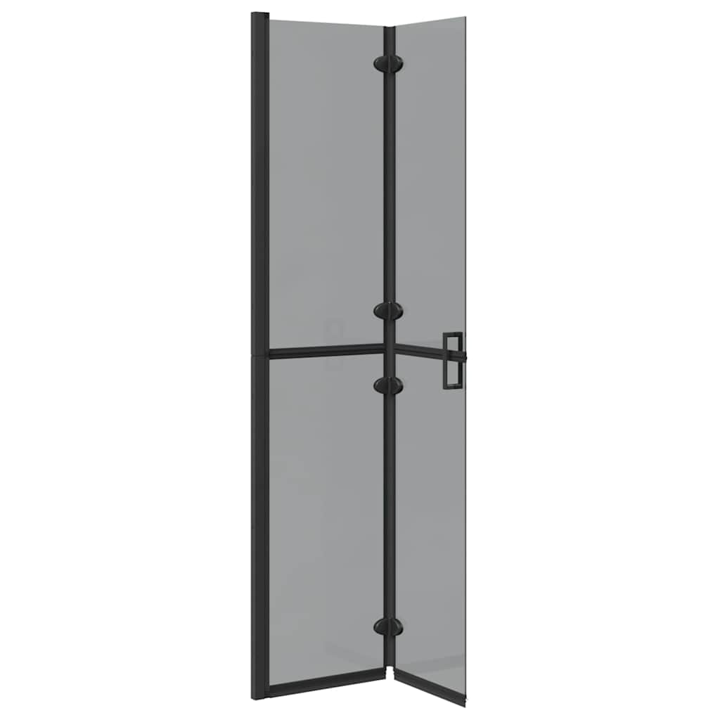 Walk-In zid za tuširanje Crna 80 x 6,5 x 190 cm