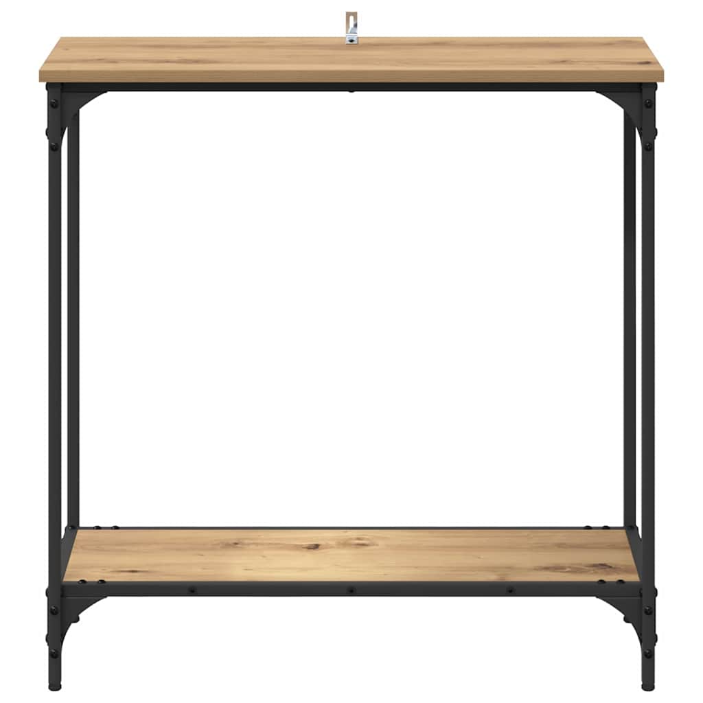 Konzolna stolica s policom hrast artisan 75 x 30.5 x 75 cm