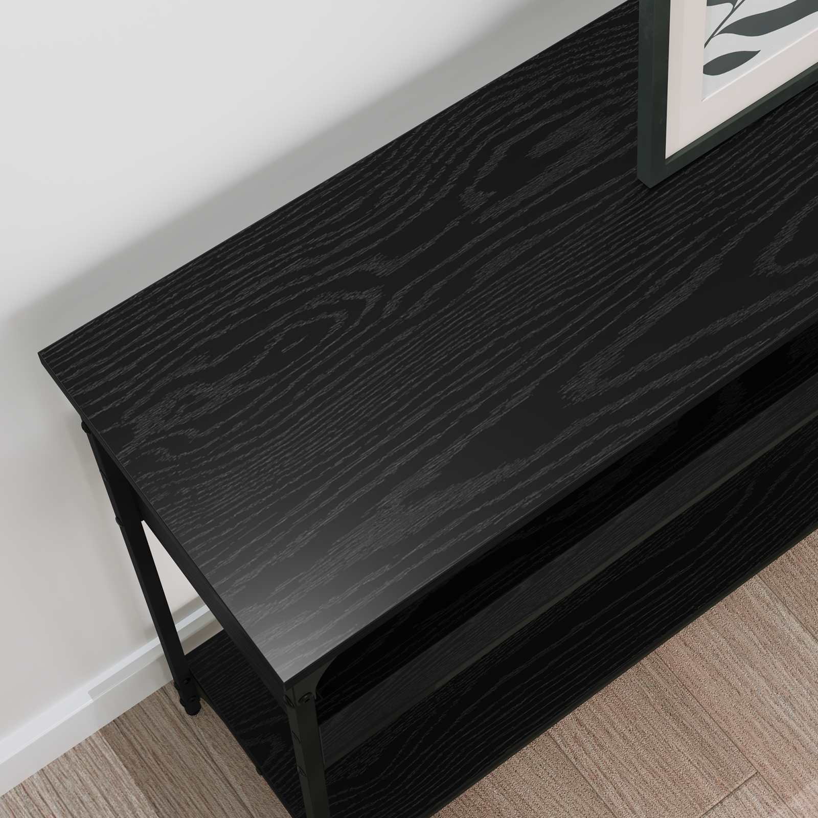 Konzolna stolica Crni hrast 100 x 29 x 75 cm Konstruirano drvo