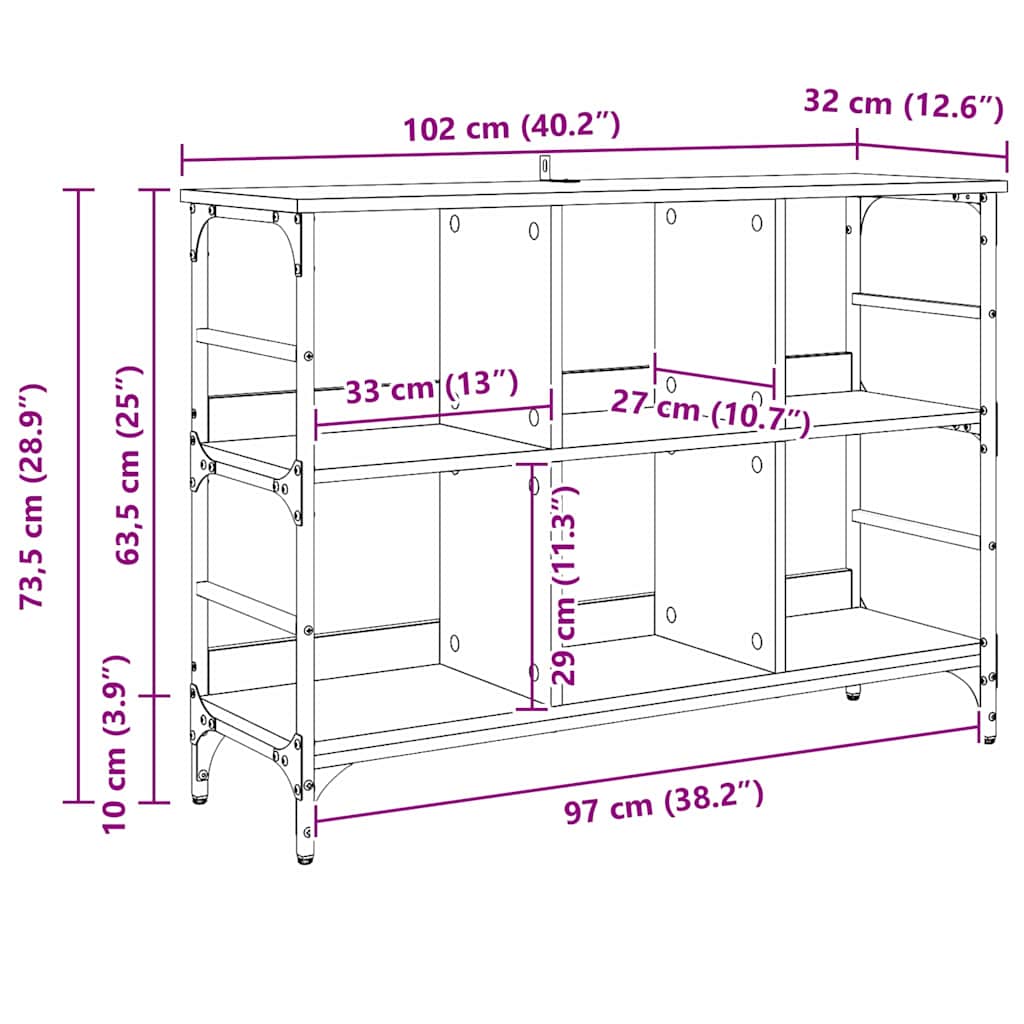 Kreveta Staro drvo 102 x 32 x 73,5 cm