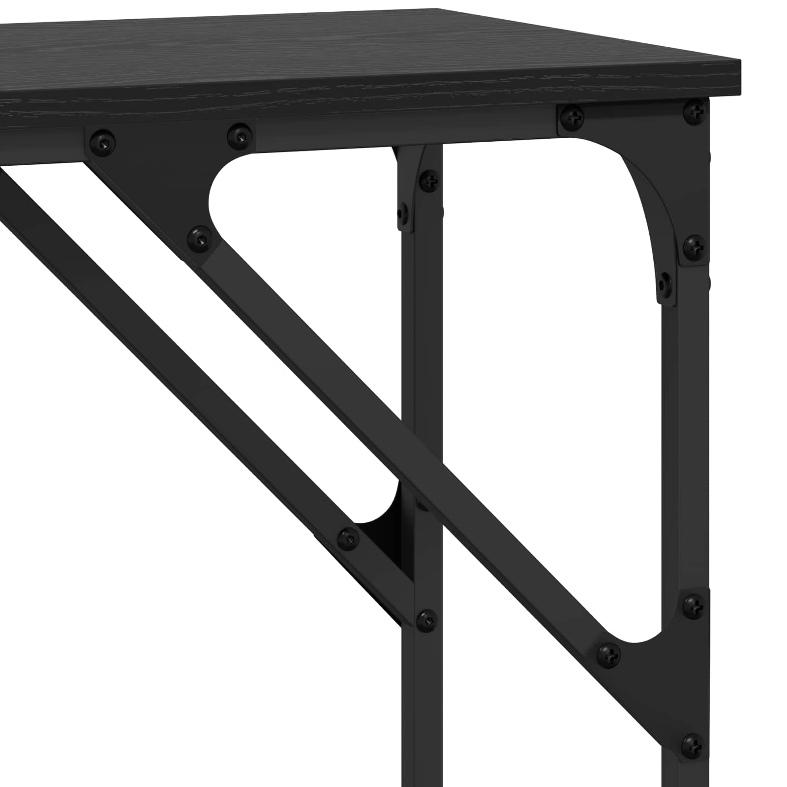 Konzolna stolica Crni hrast 140 x 29 x 75 cm Konstruirano drvo