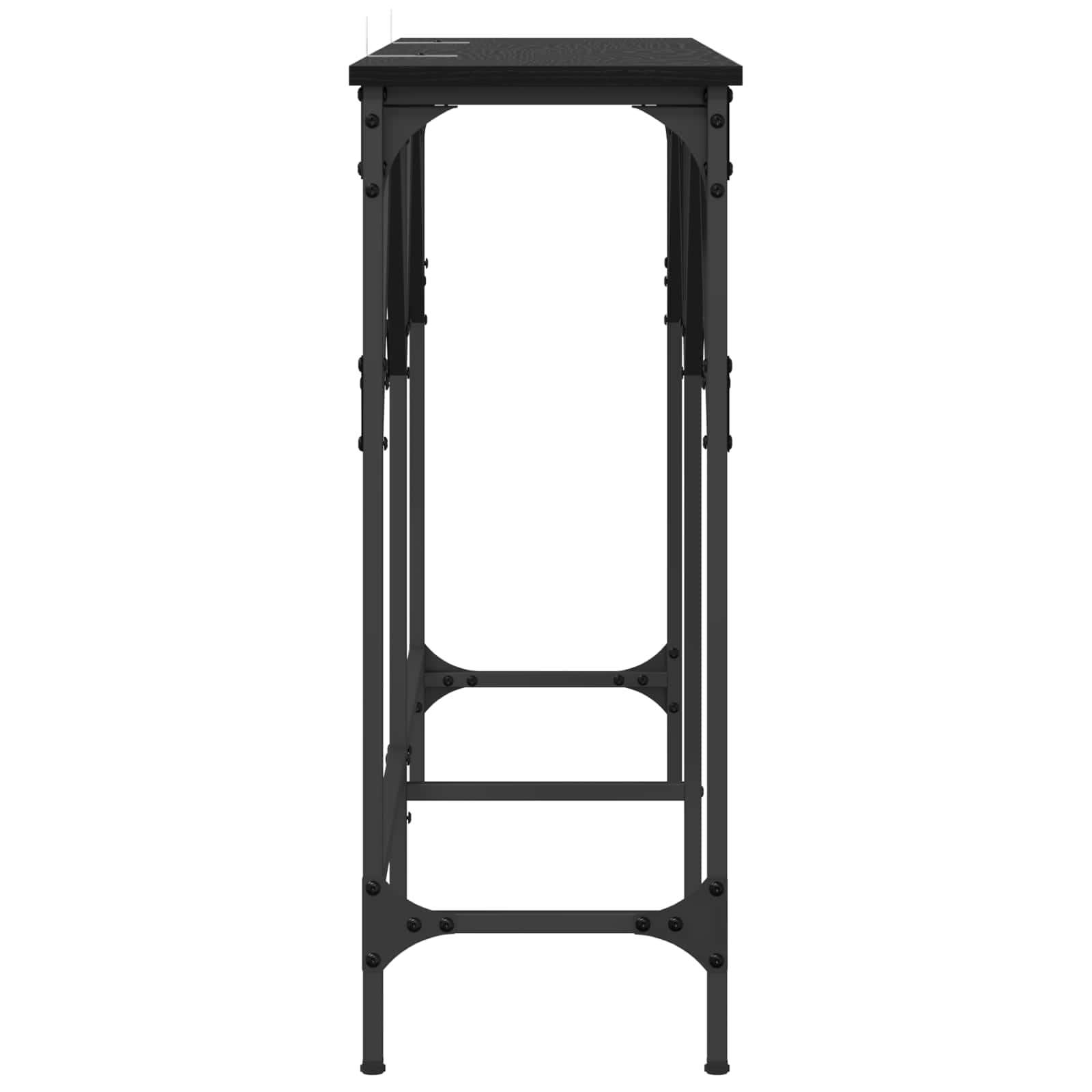 Konzolna stolica Crni hrast 140 x 29 x 75 cm Konstruirano drvo