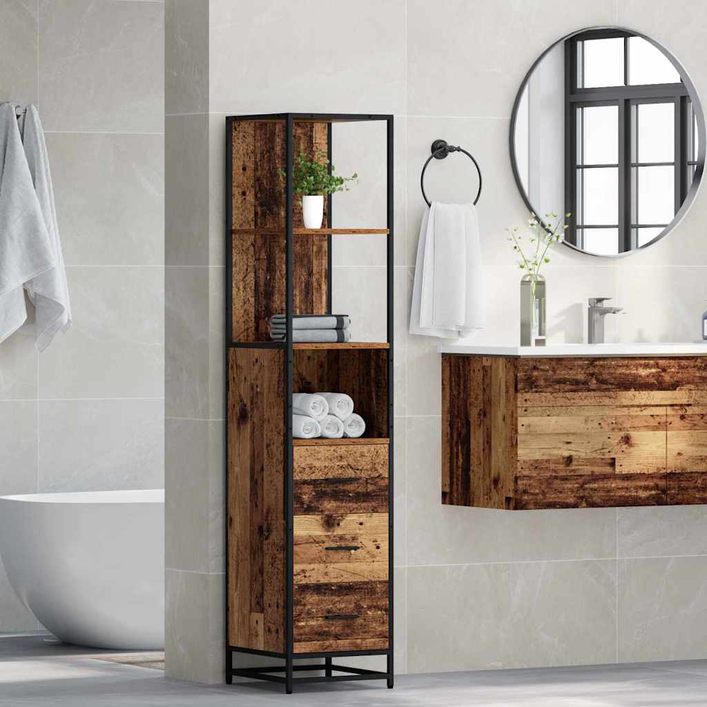 Set namještaja za kupaonicu Staro drvo 35 x 37,5 x 166 cm