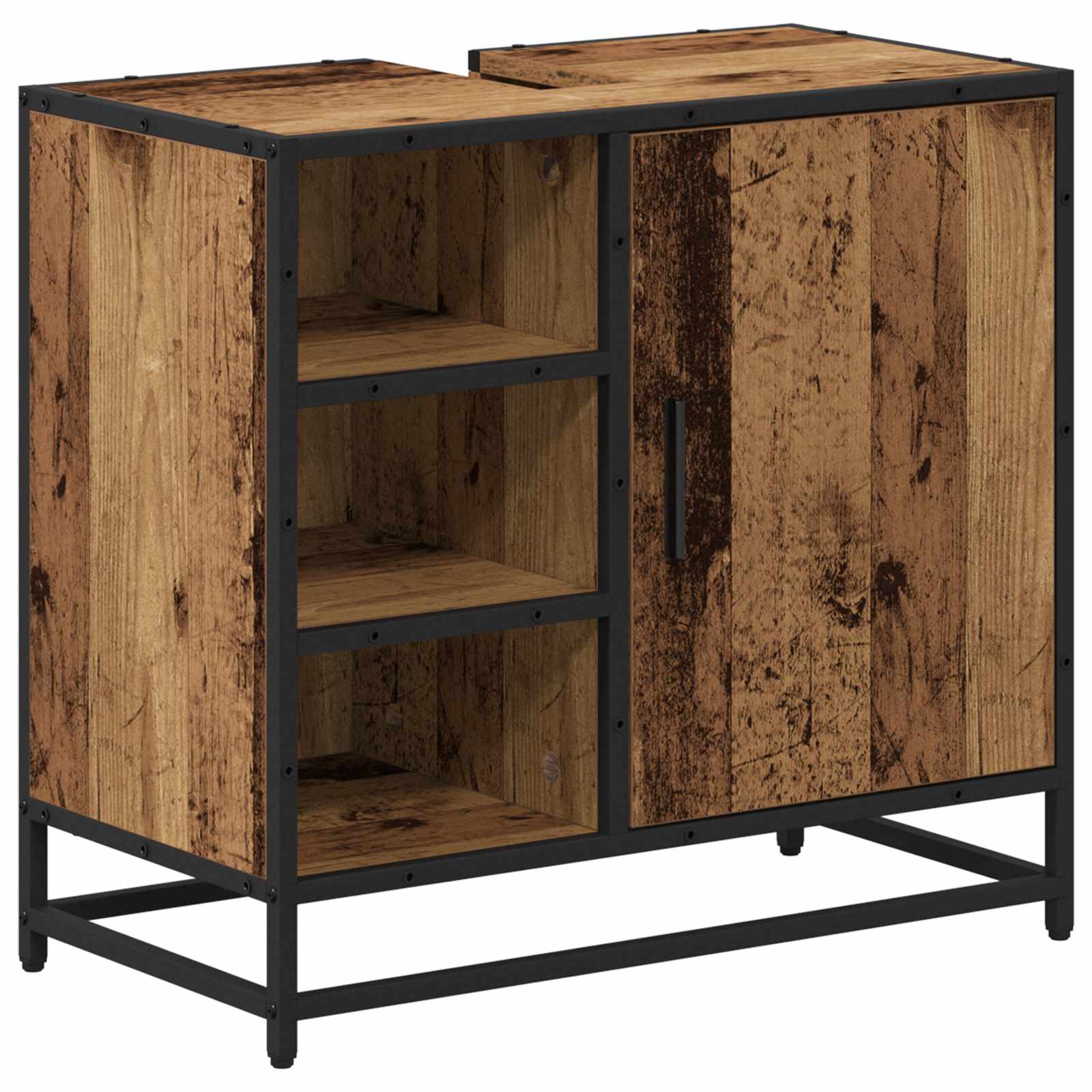 Kupaonski ormar Staro drvo 65 x 33 x 60 cm Konstruirano drvo