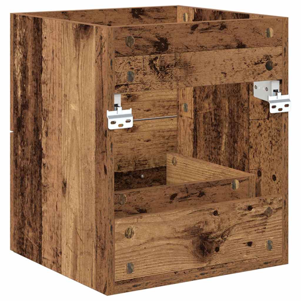Ormarić za umivaonik s ladicama Staro drvo 38,5 x 41 x 48 cm