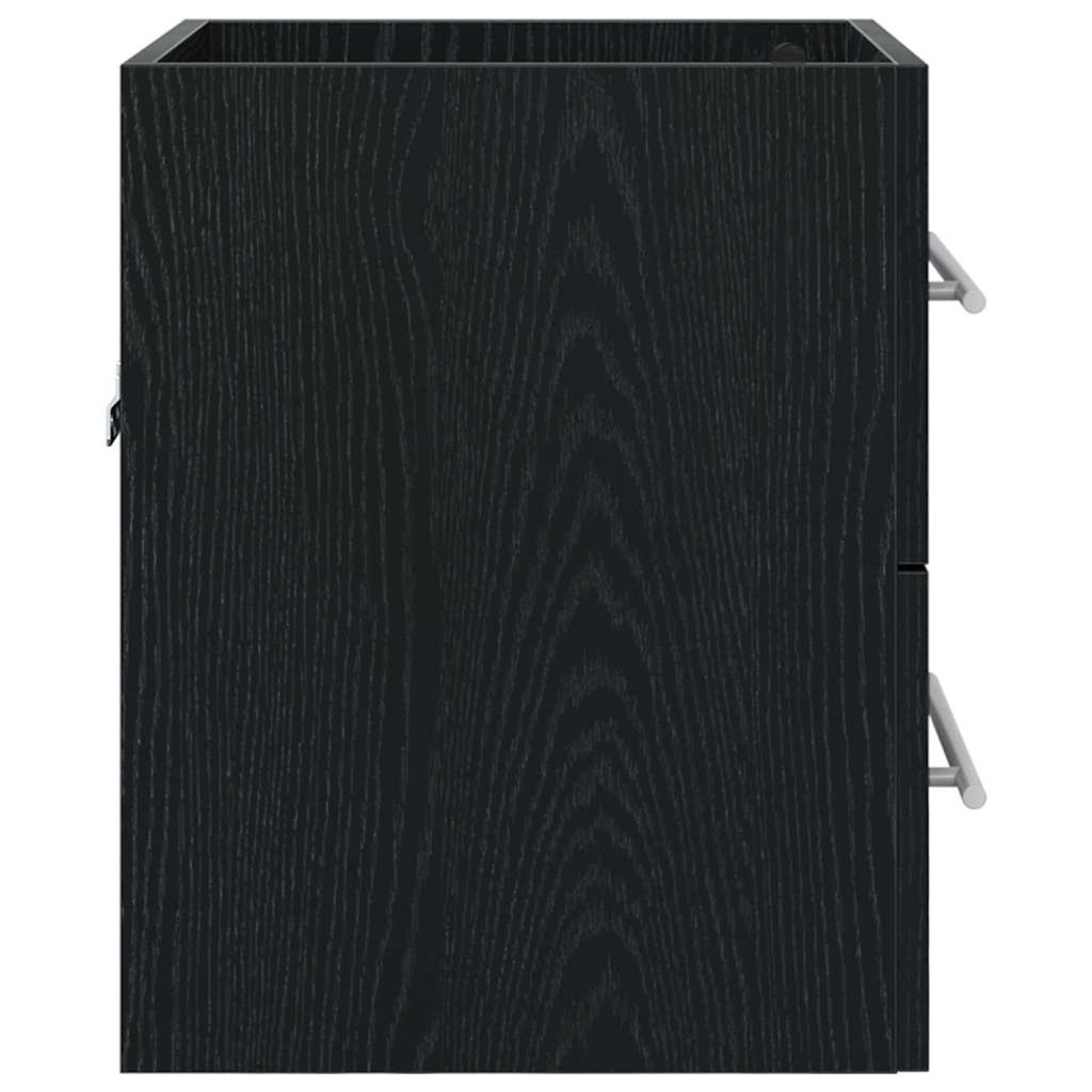 Ormarić za umivaonik s ladicama Crni hrast 38,5 x 41 x 48 cm