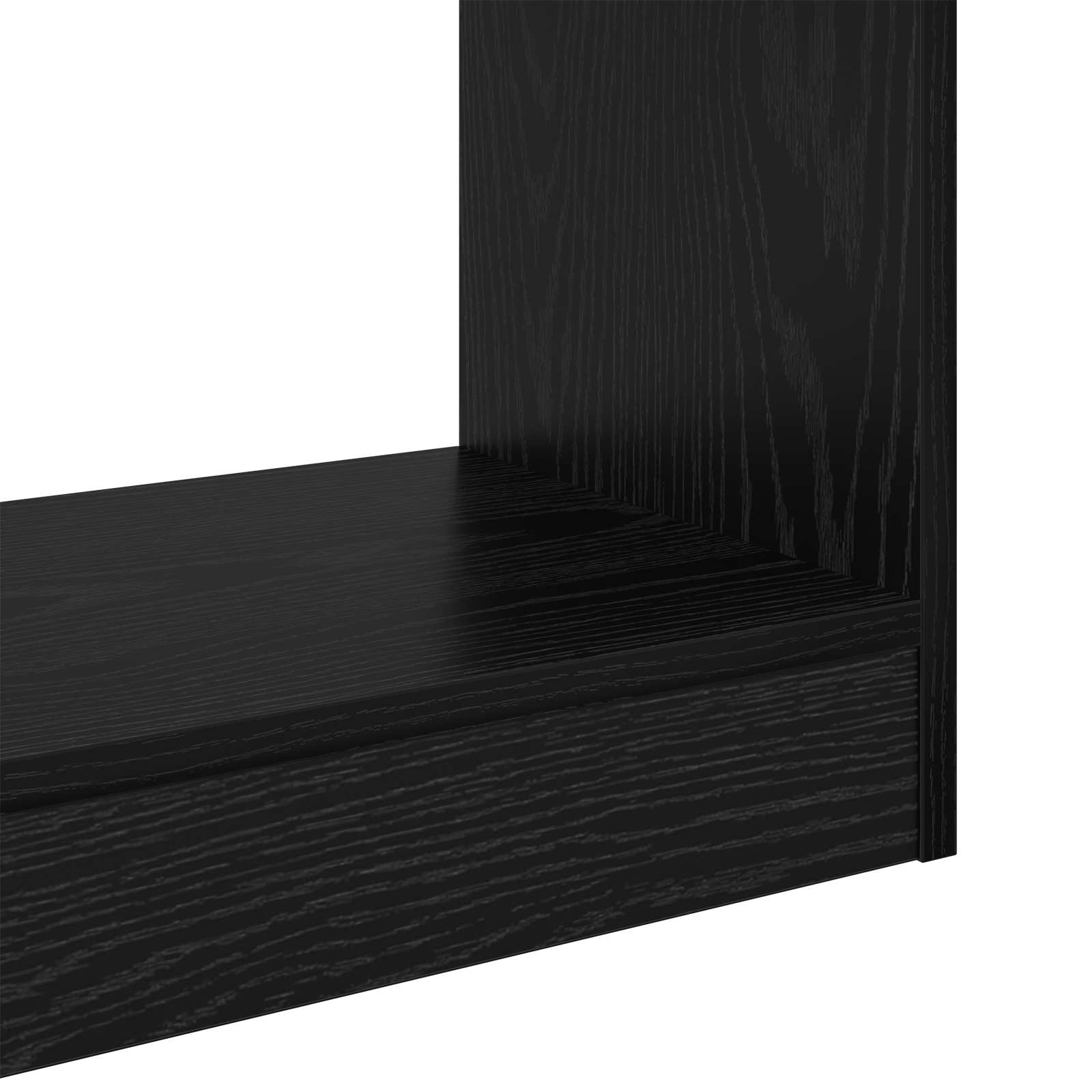 Ormarić za knjige Crni hrast 60 x 30 x 166 cm Konstruirano drvo