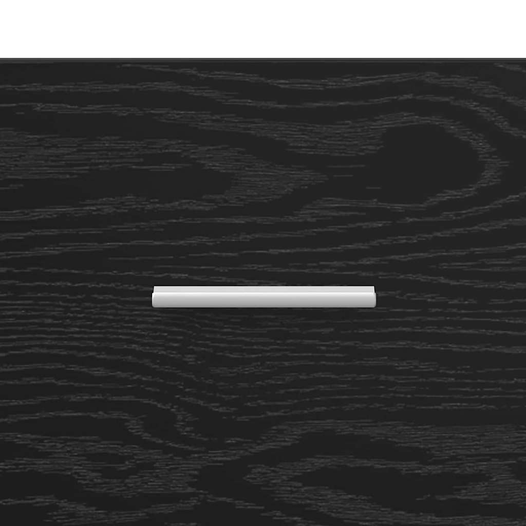 Noćni ormar 2 pcs Crni hrast 50 x 32,5 x 80cm Konstruirano drvo