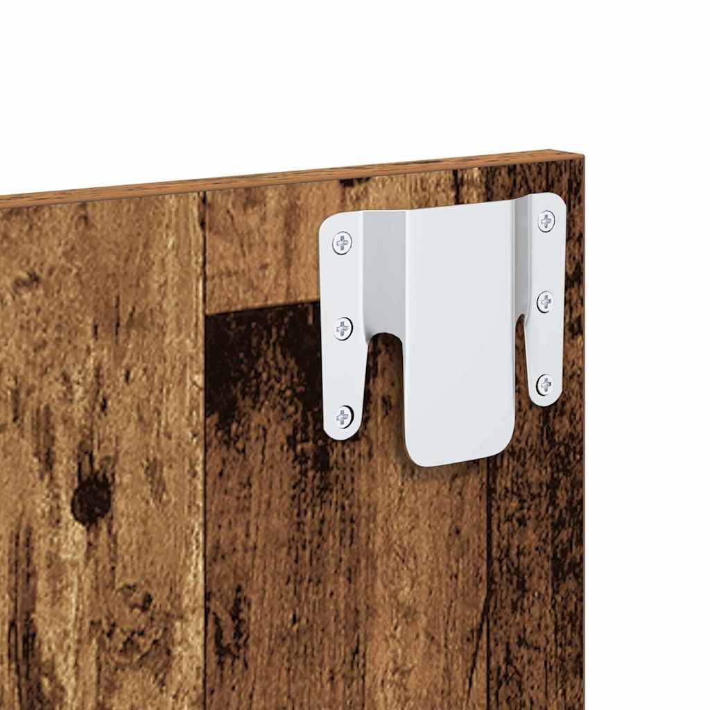 Wall-mounted noćni ormarić 2 pcs Staro drvo 48,5 x 32,5 x 80 cm