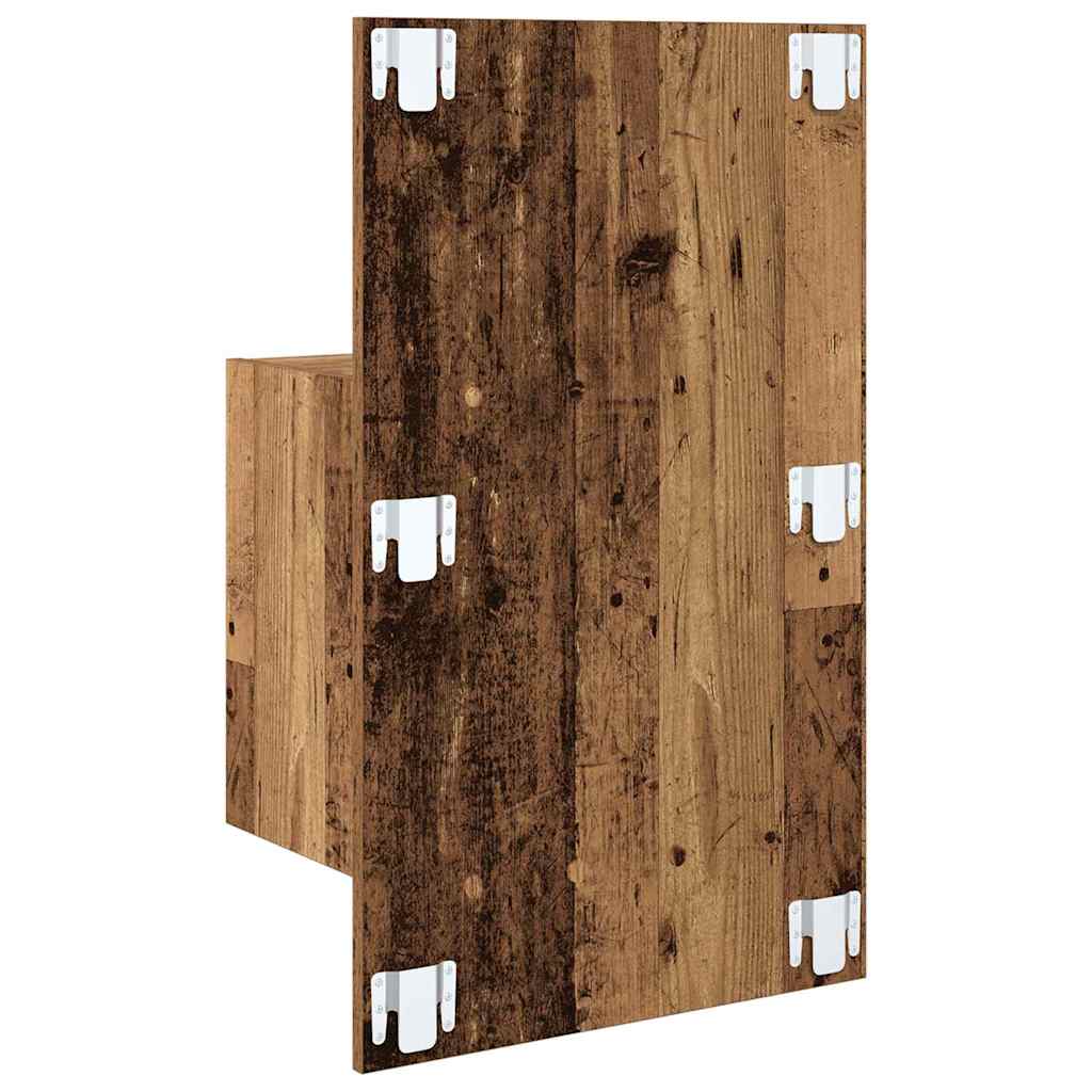 Noćni ormar 2 pcs Staro drvo 50 x 32,5 x 80cm Konstruirano drvo