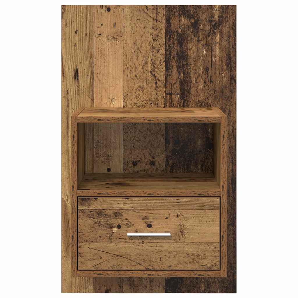 Noćni ormar 2 pcs Staro drvo 50 x 32,5 x 80cm Konstruirano drvo