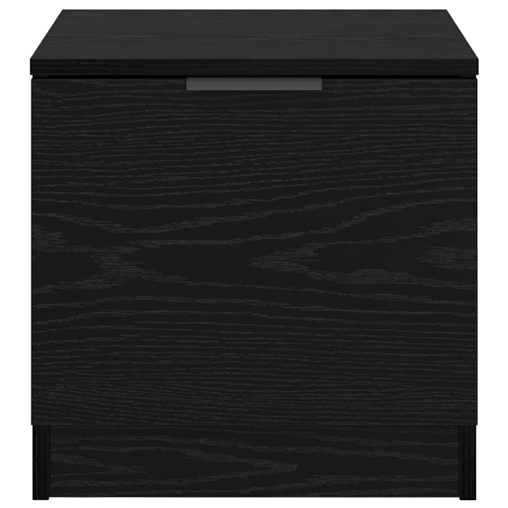 Ormarić za krevet s ladicama 2 pcs Crni hrast 40 x 39 x 40cm