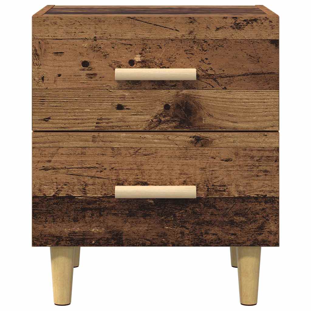 Ormarić za krevet s ladicama 2 pcs Staro drvo 40 x 35 x 47.5cm