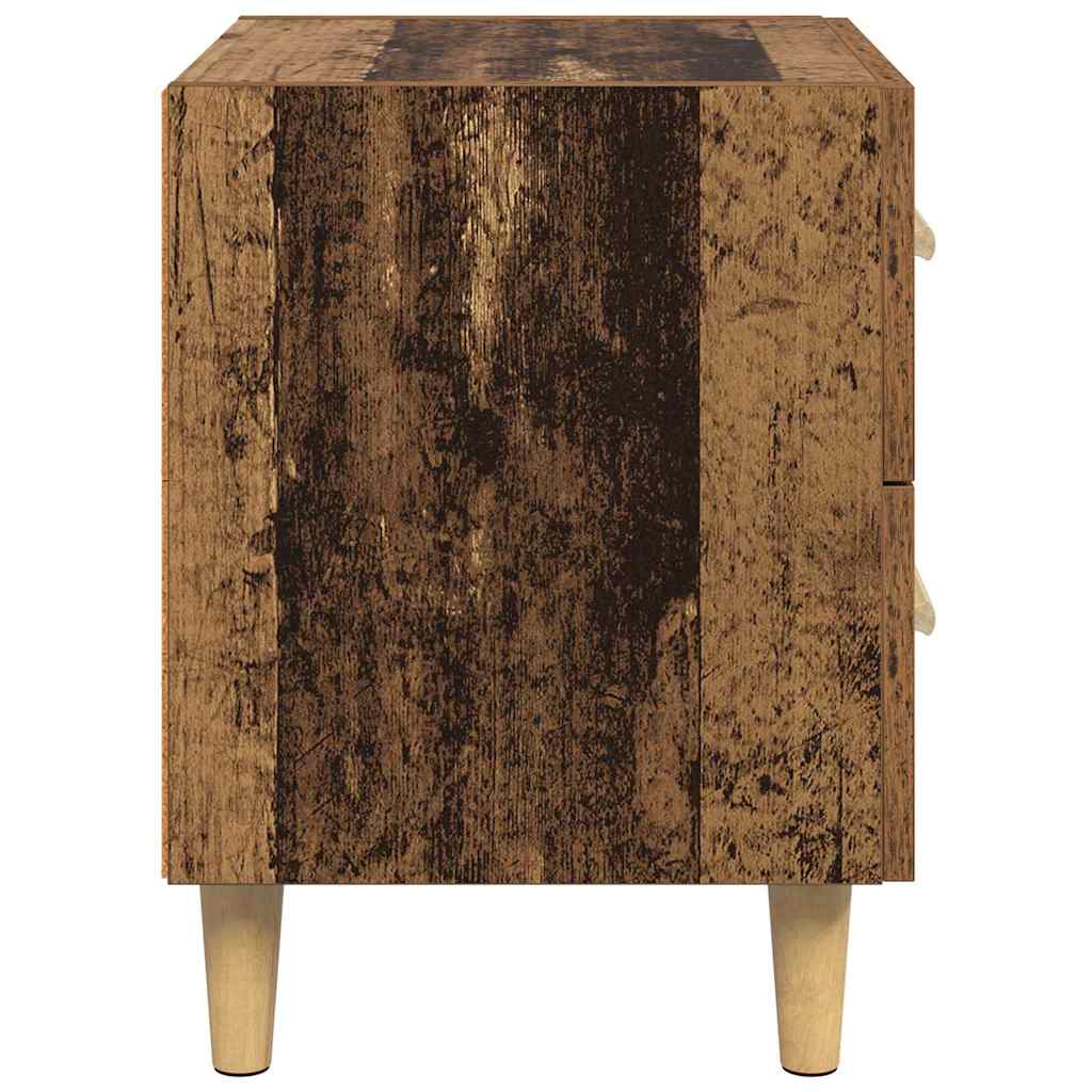 Ormarić za krevet s ladicama 2 pcs Staro drvo 40 x 35 x 47.5cm