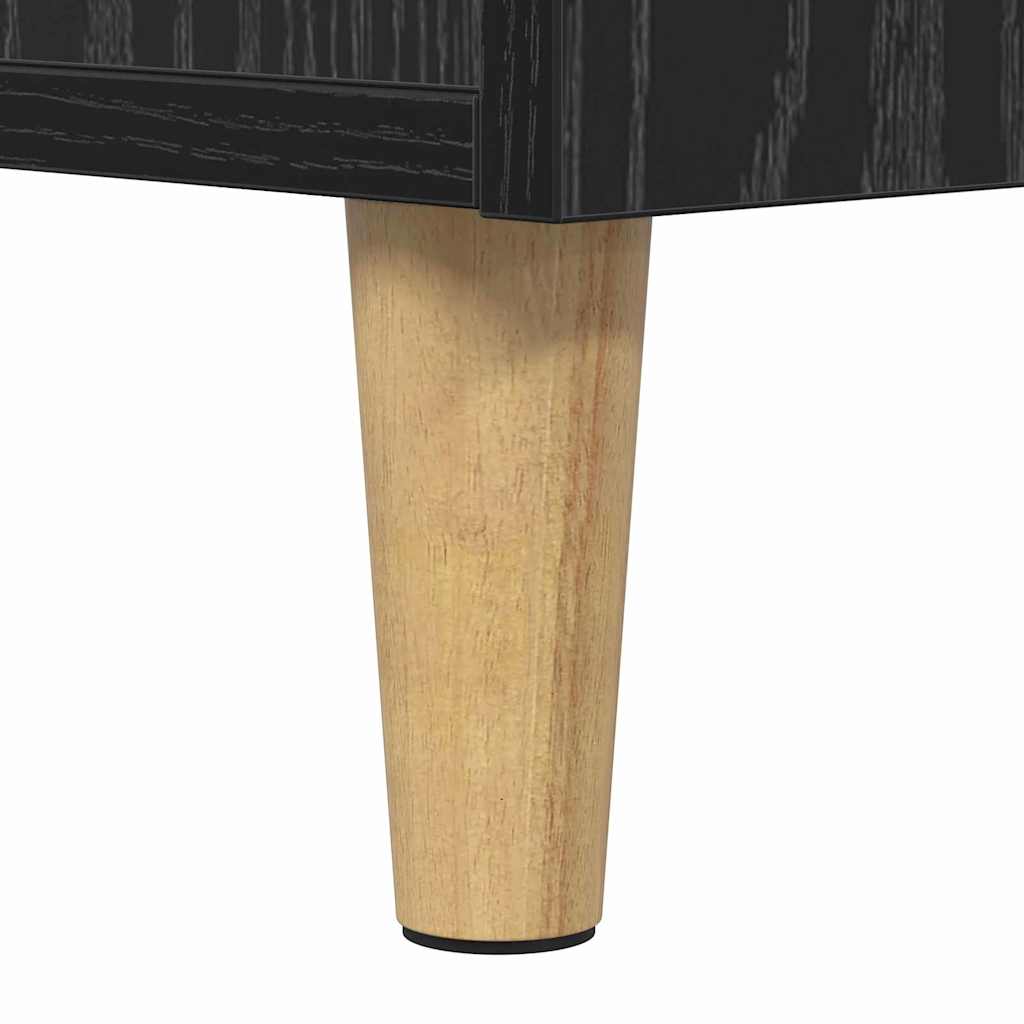 Ormarić za krevet Crni hrast 40 x 35 x 47.5cm Konstruirano drvo
