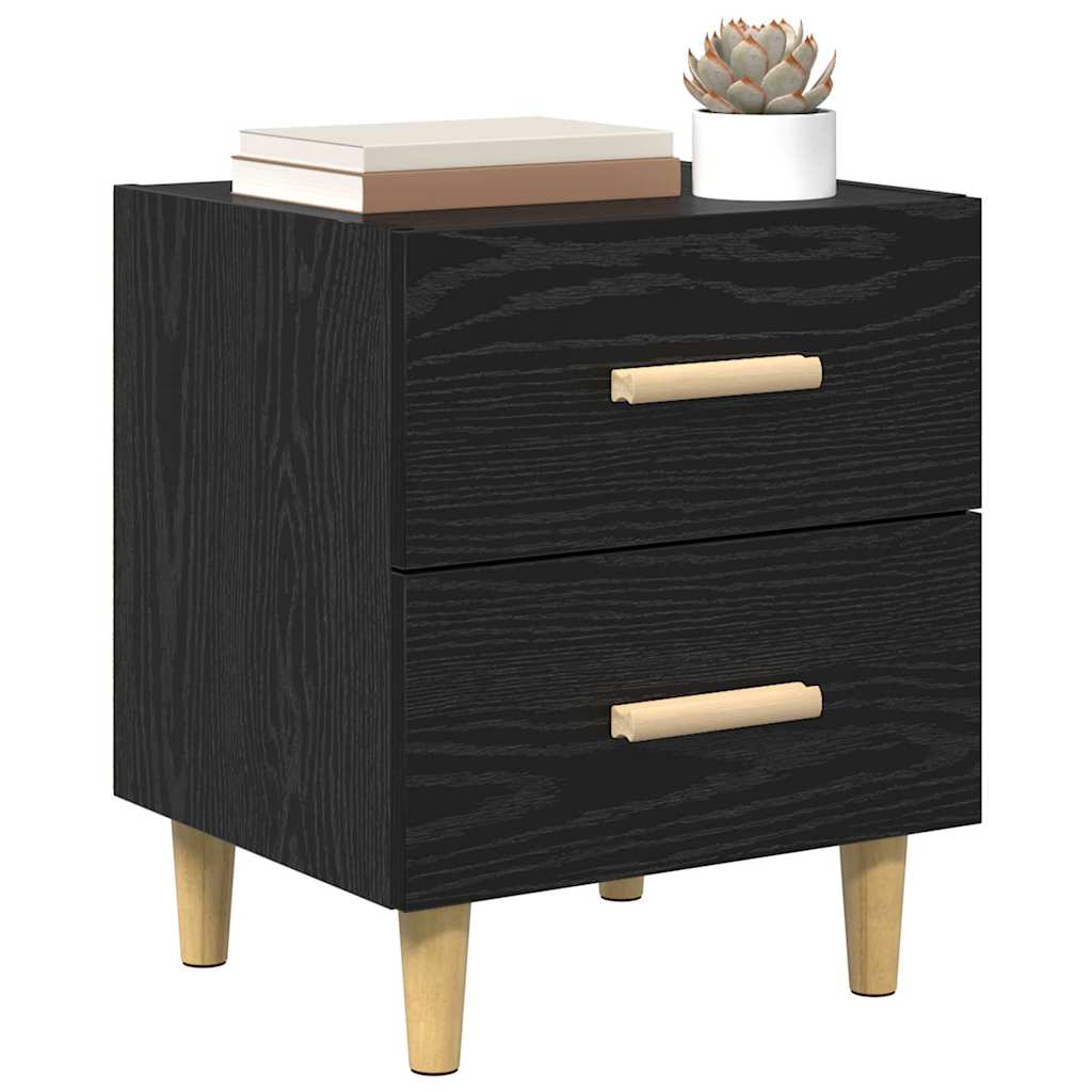 Ormarić za krevet Crni hrast 40 x 35 x 47.5cm Konstruirano drvo