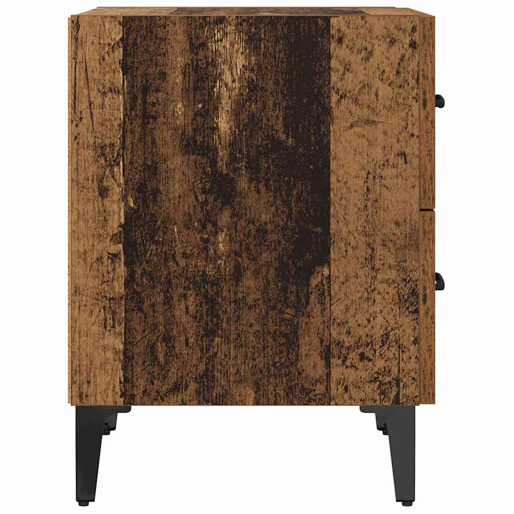 Ormarić za krevet s ladicama Staro drvo 40 x 35 x 47,5 cm