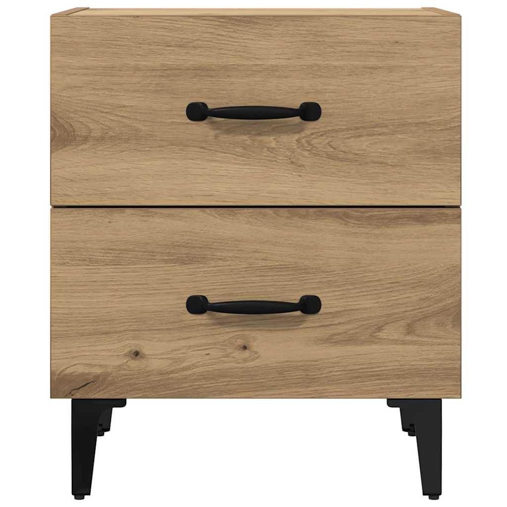 Ormarić za krevet s ladicama Umjetnički hrast 40 x 35 x 47,5 cm