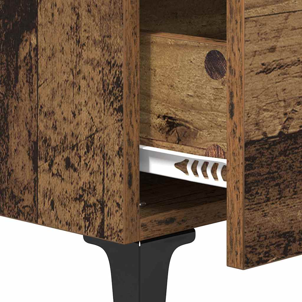 Noćni ormar s ladicama 2 pcs Staro drvo 40 x 35 x 47.5 cm