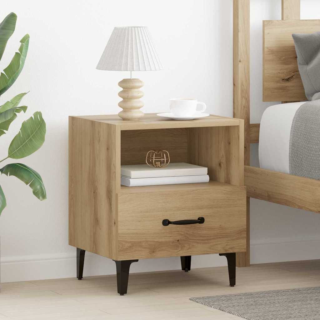 Noćni ormar s ladicama 2 pcs Umjetnički hrast 40 x 35 x 47,5 cm