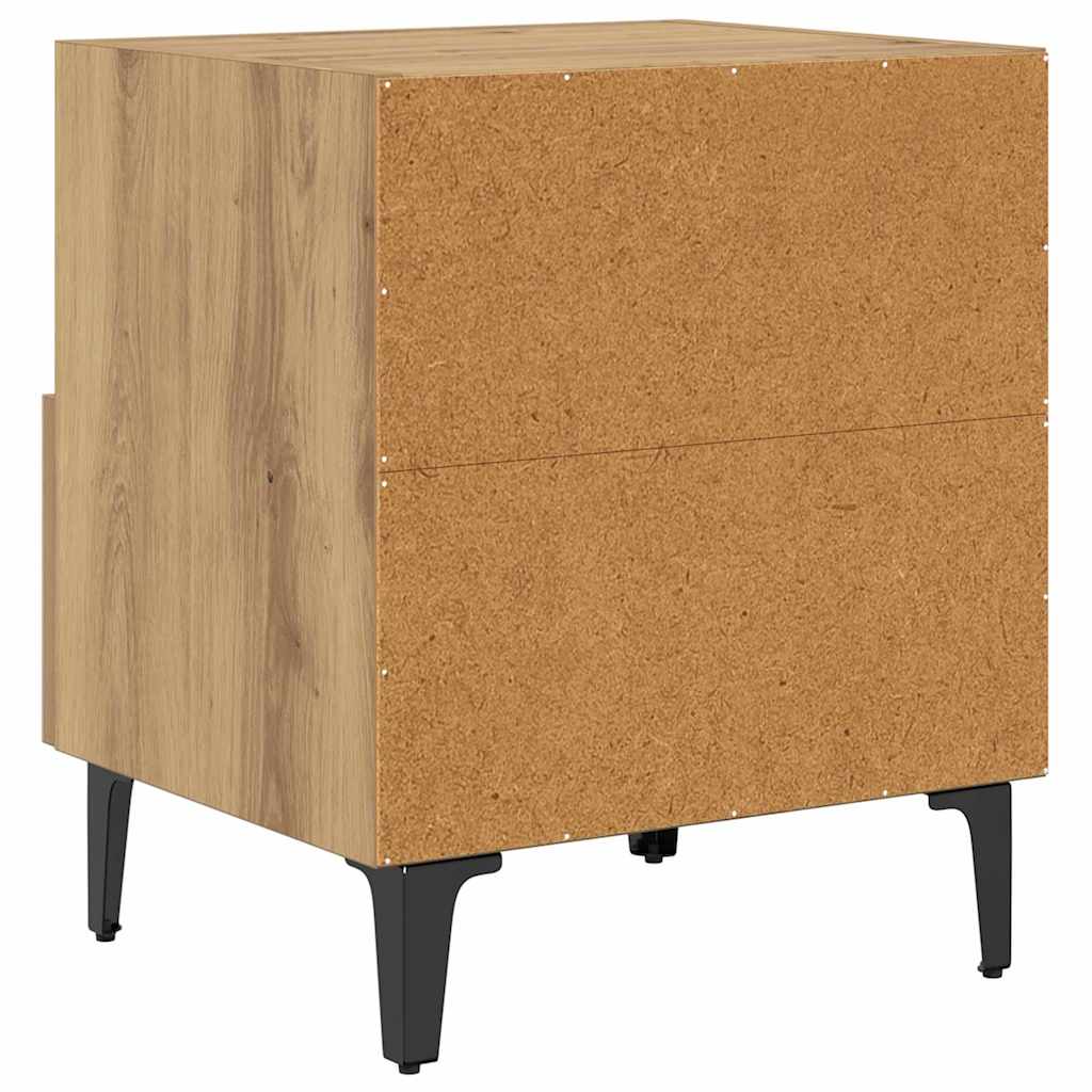 Noćni ormar s ladicama 2 pcs Umjetnički hrast 40 x 35 x 47,5 cm