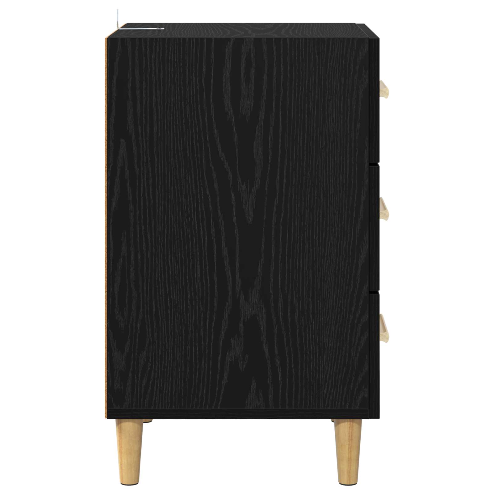Noćni ormar Crni hrast 40 x 40 x 66 cm Konstruirano drvo