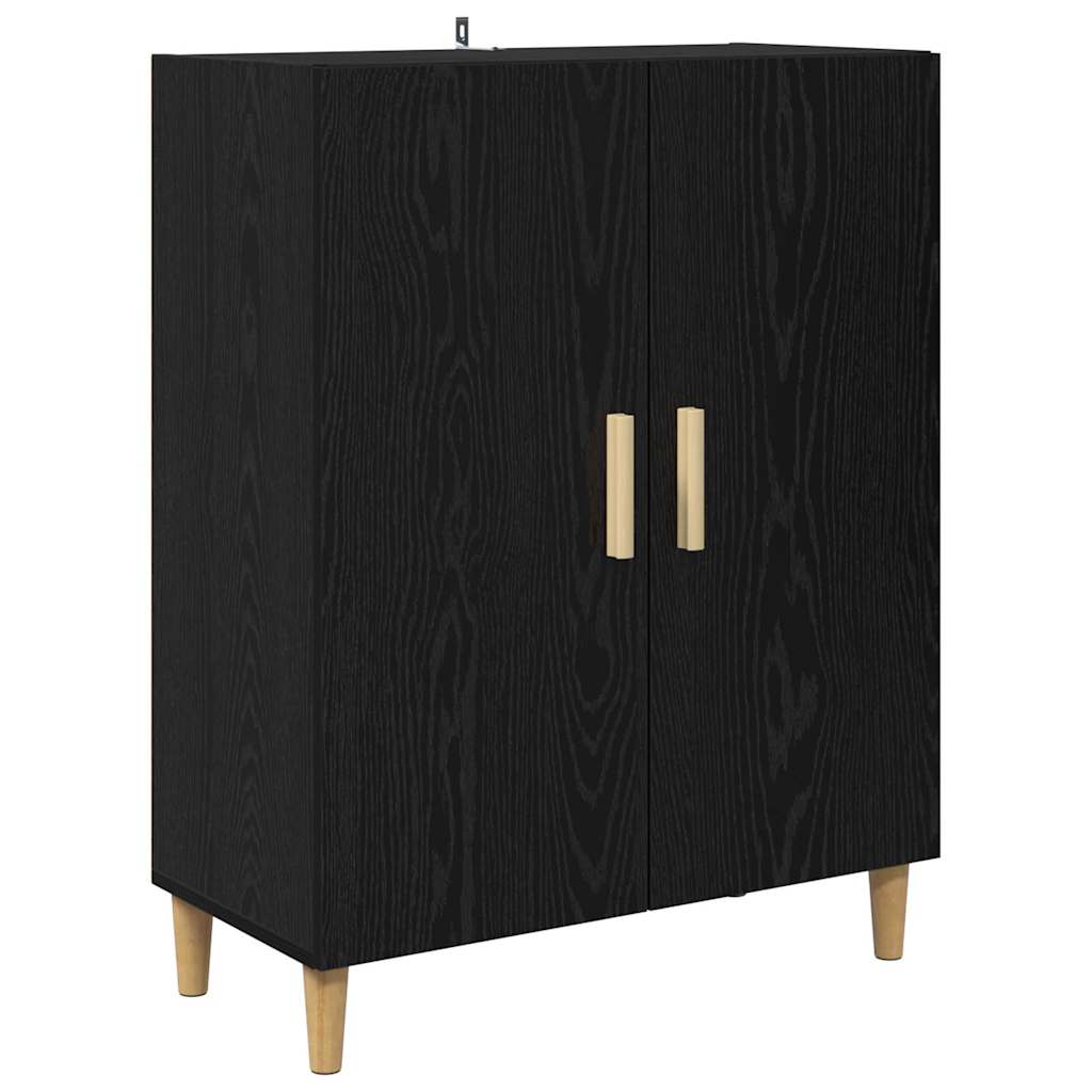 Kreveta Crni hrast 70 x 34 x 90 cm Konstruirano drvo