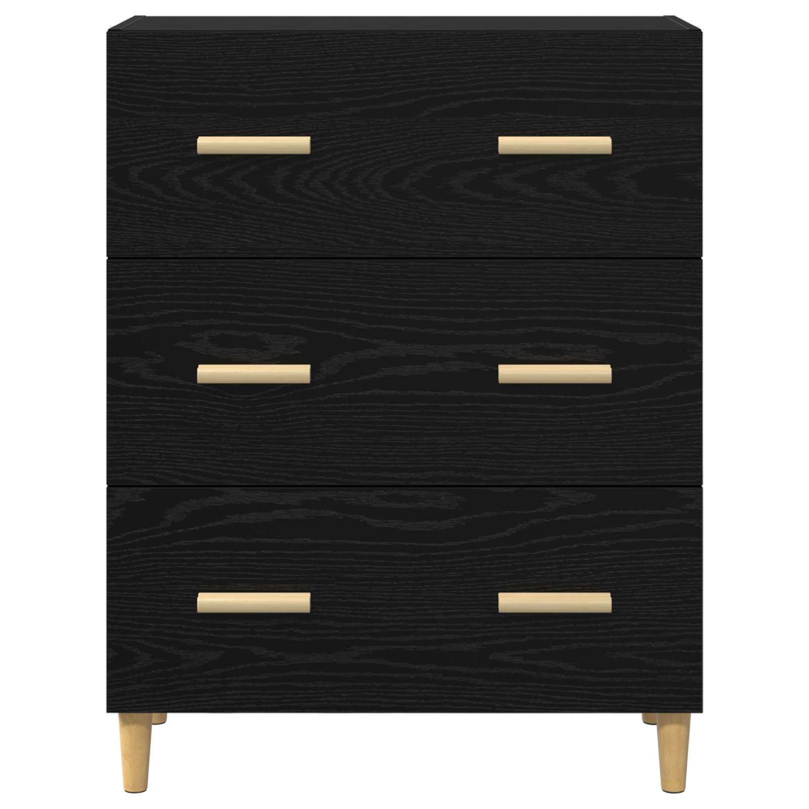 Kreveta Crni hrast 69,5 x 34 x 90 cm Konstruirano drvo