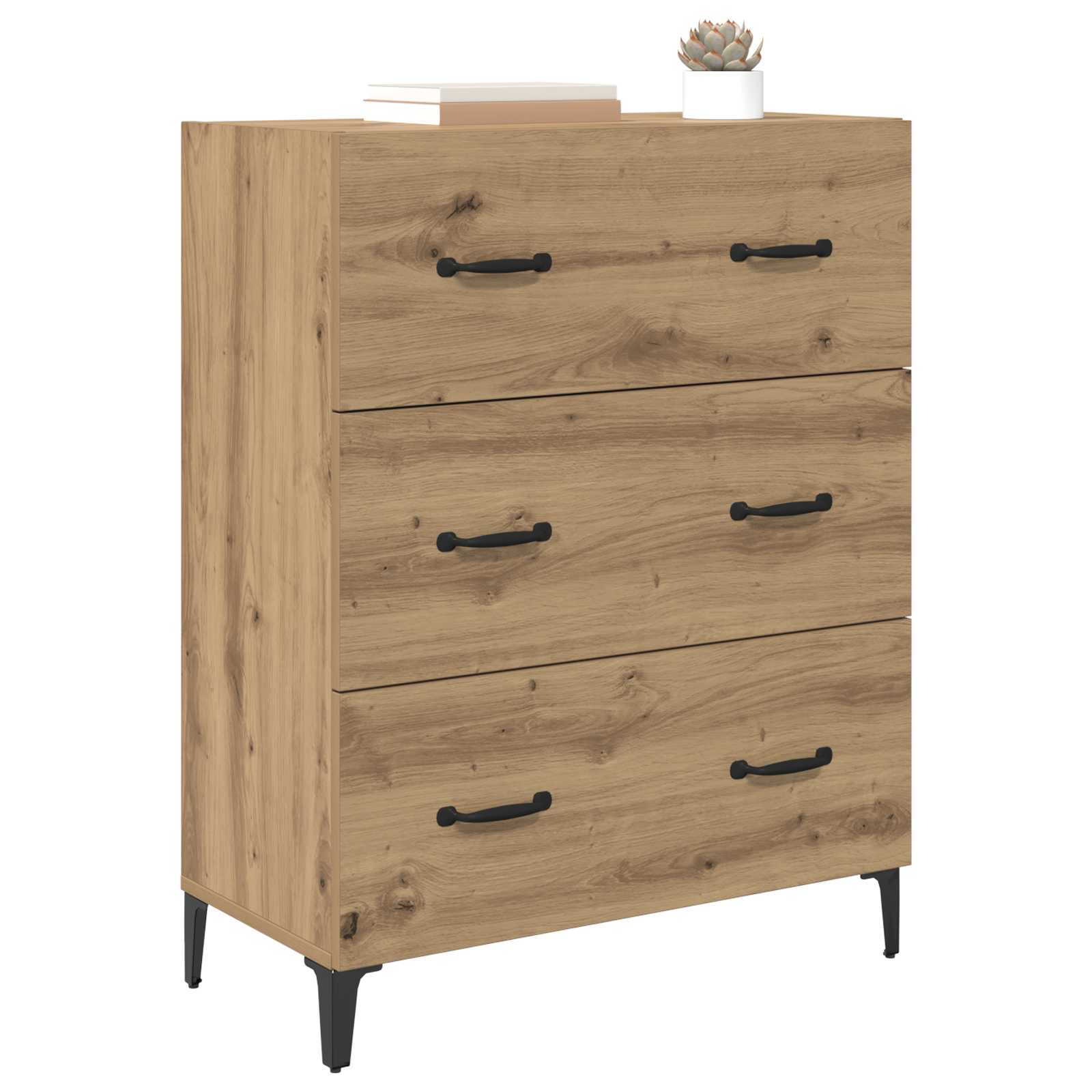 Kreveta s ladicama Umjetnički hrast 69,5 x 34 x 90 cm