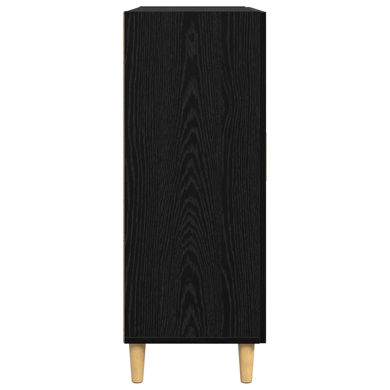 Kreveta Crni hrast 34 x 69.5 x 90 cm Konstruirano drvo
