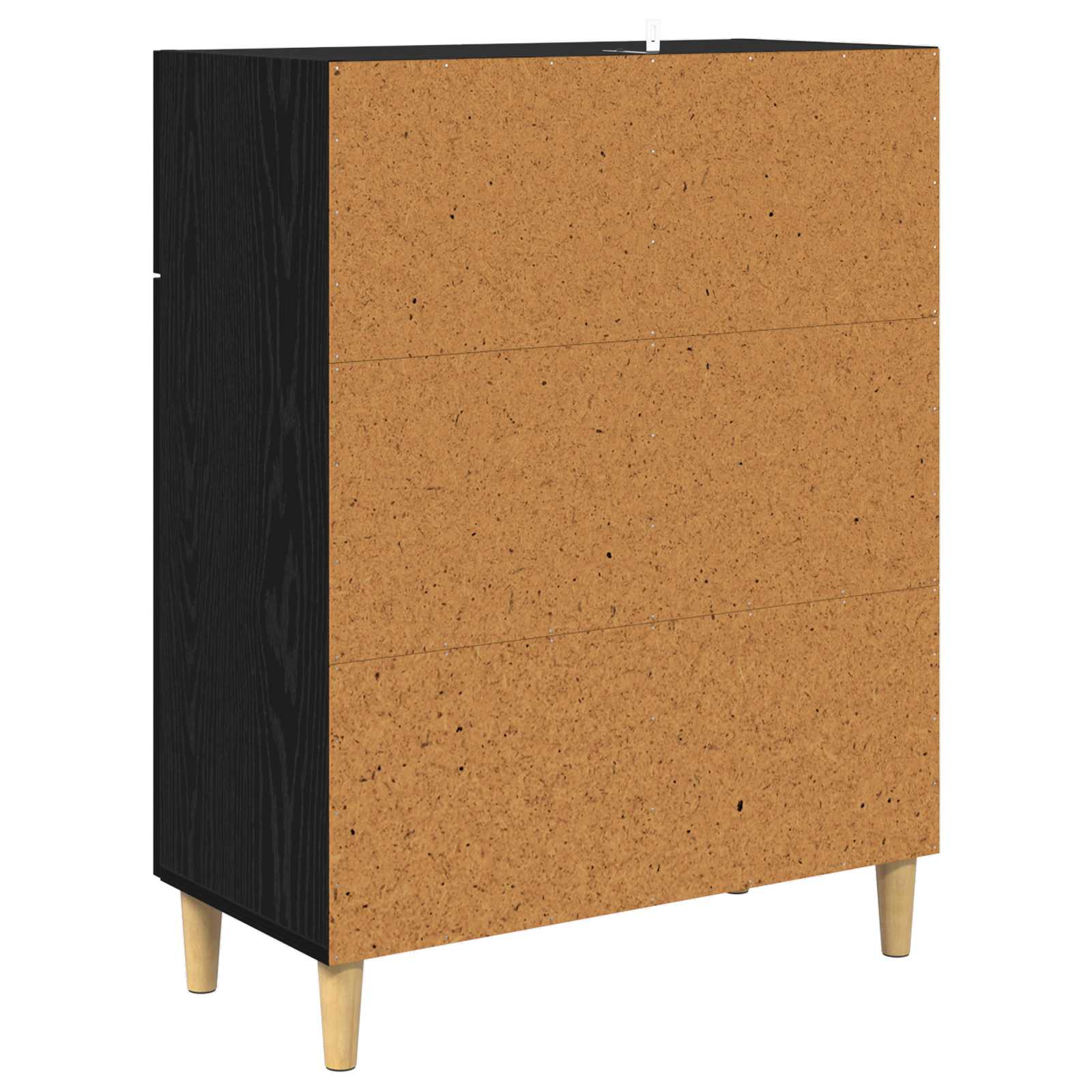 Kreveta Crni hrast 34 x 69.5 x 89 cm Konstruirano drvo