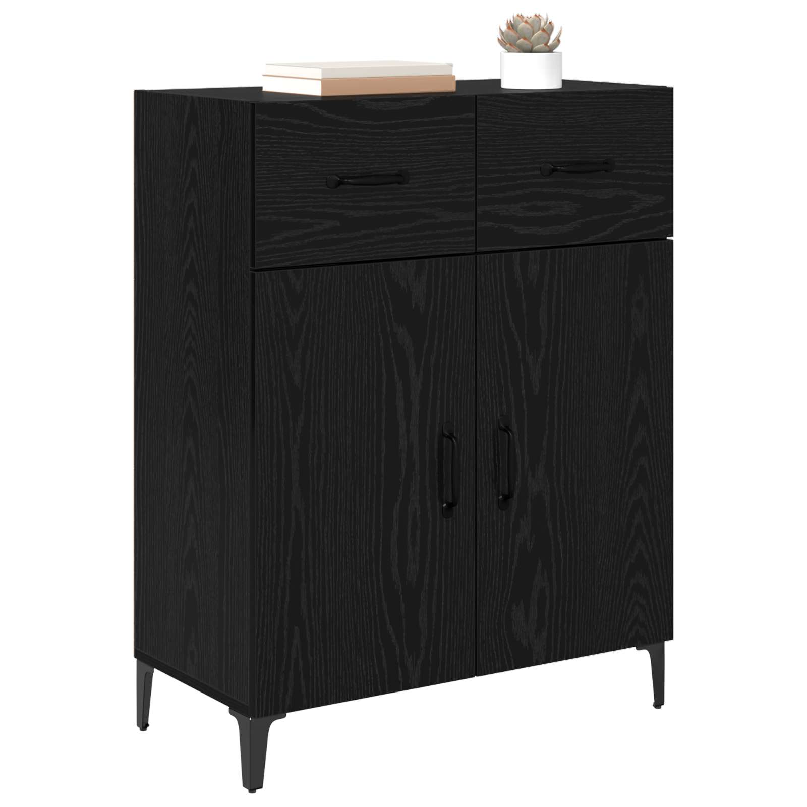 Kreveta Crni hrast 69,5 x 34 x 90 cm Konstruirano drvo