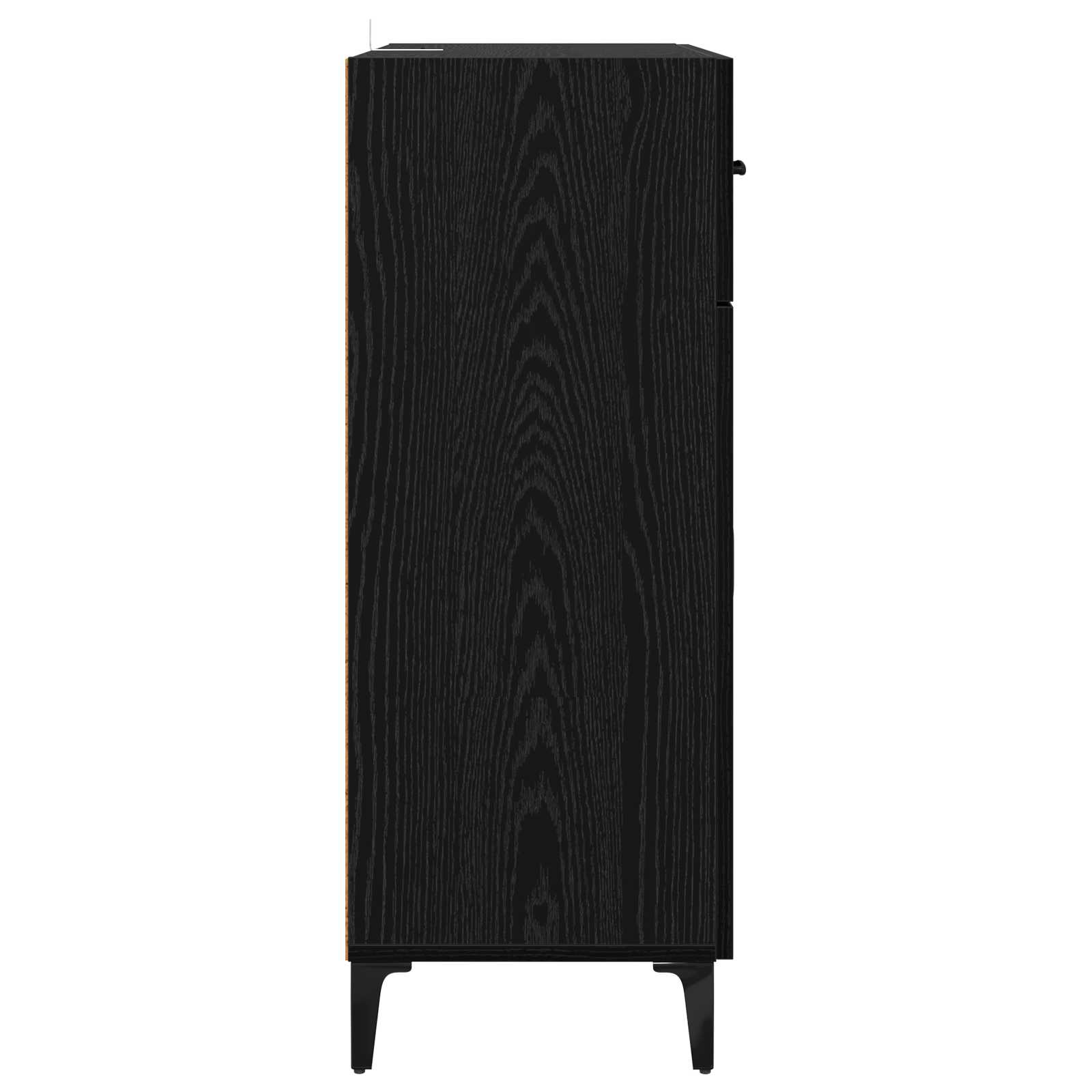 Kreveta Crni hrast 69,5 x 34 x 90 cm Konstruirano drvo