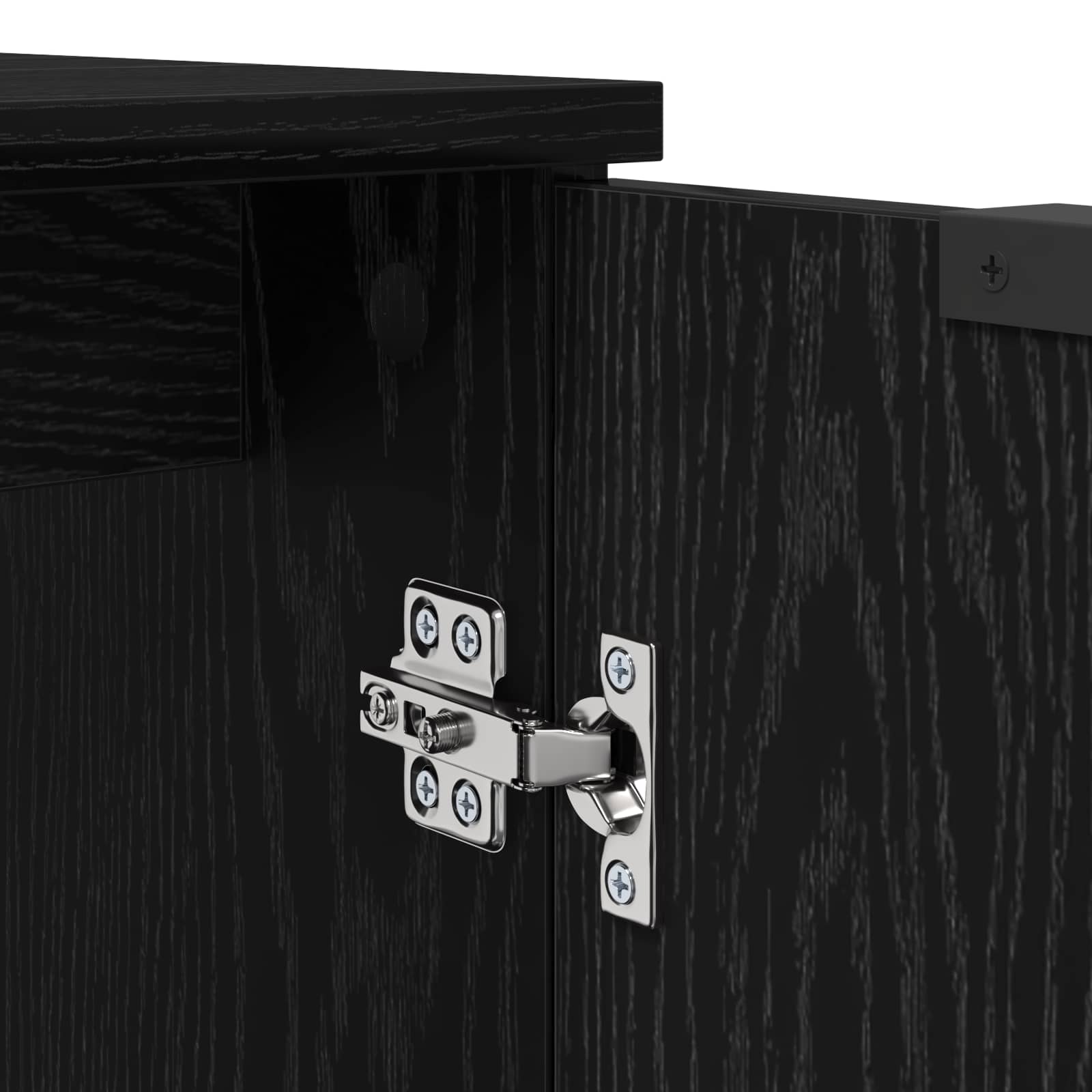 Kupaonski ormar s pohranom Crni hrast 64,5 x 33,5 x 59 cm