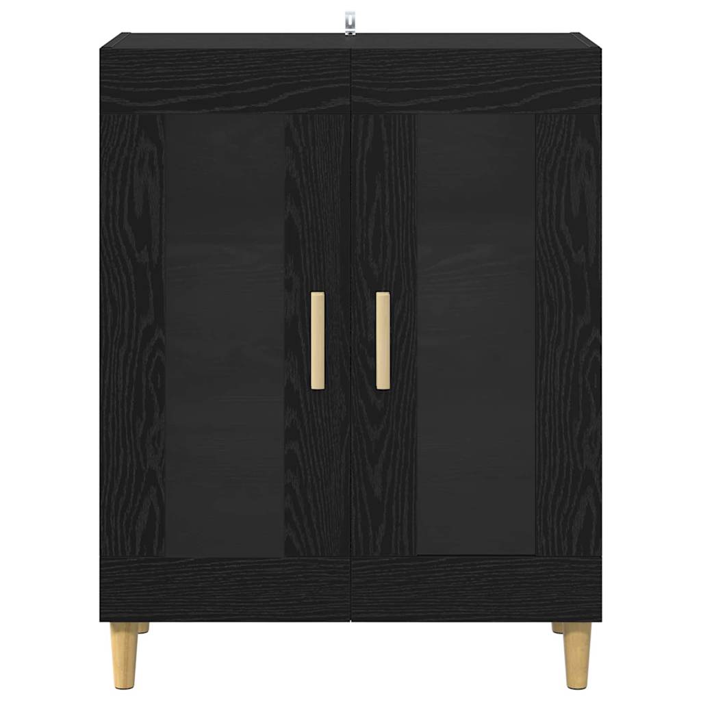 Kreveta Crni hrast 69,5 x 34 x 90 cm Konstruirano drvo