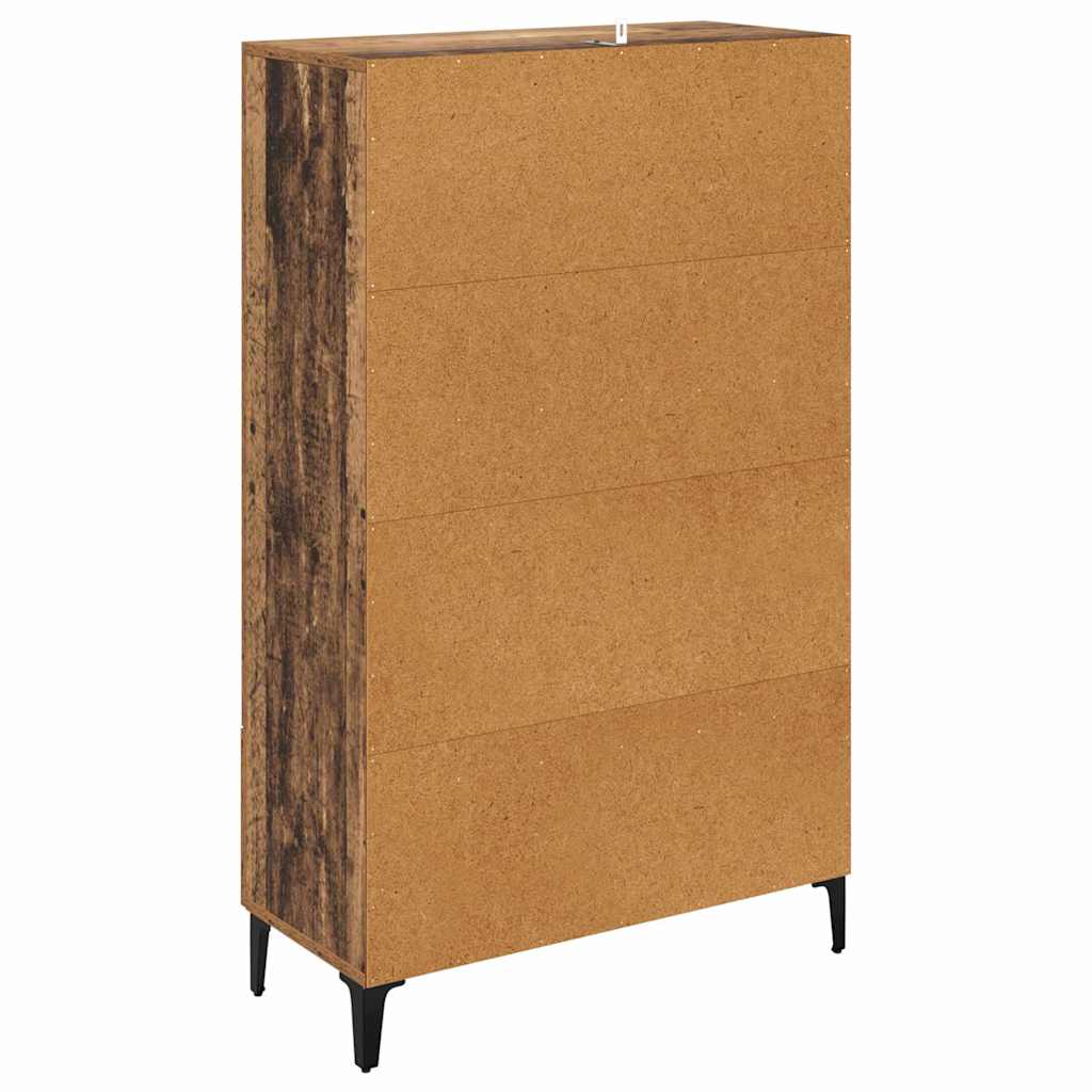 Highboard Staro drvo 70 x 31 x 115 cm Obrađeno drvo i čelik